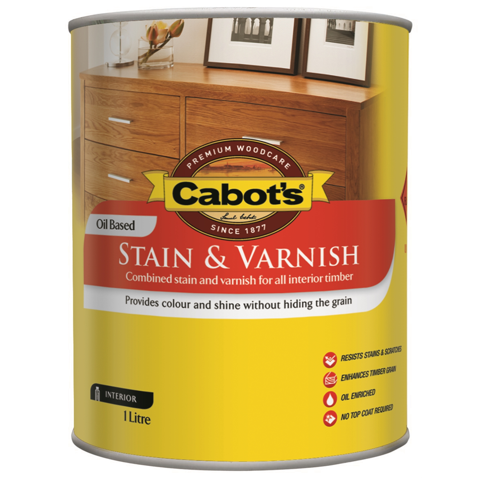 Cabot's 4L Satin Tint Base Stain and Varnish