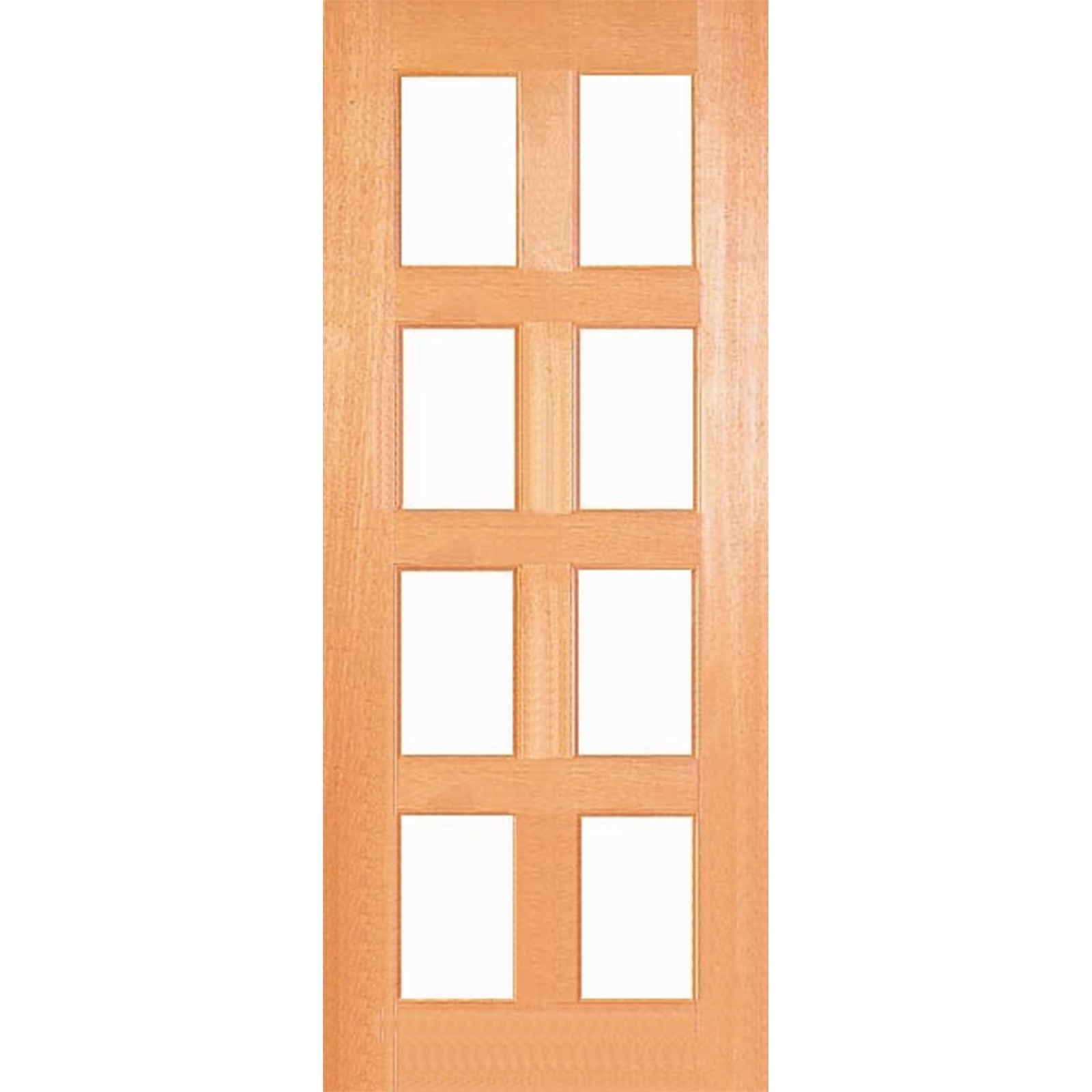Woodcraft Doors 2040 x 720 x 35mm Kensington Clear Safety Glass Internal Door