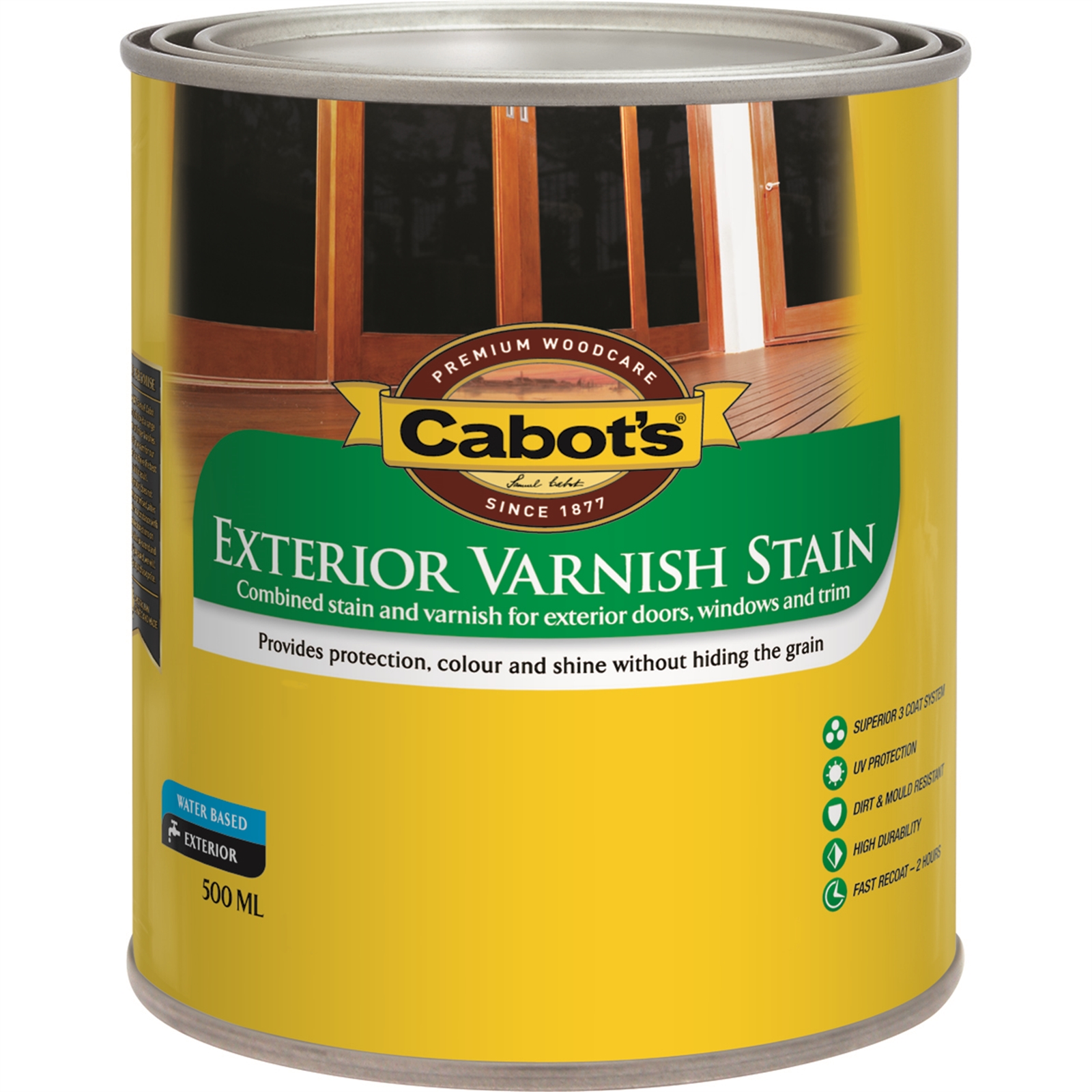 Cabot's 500ml Maple Exterior Varnish Stain