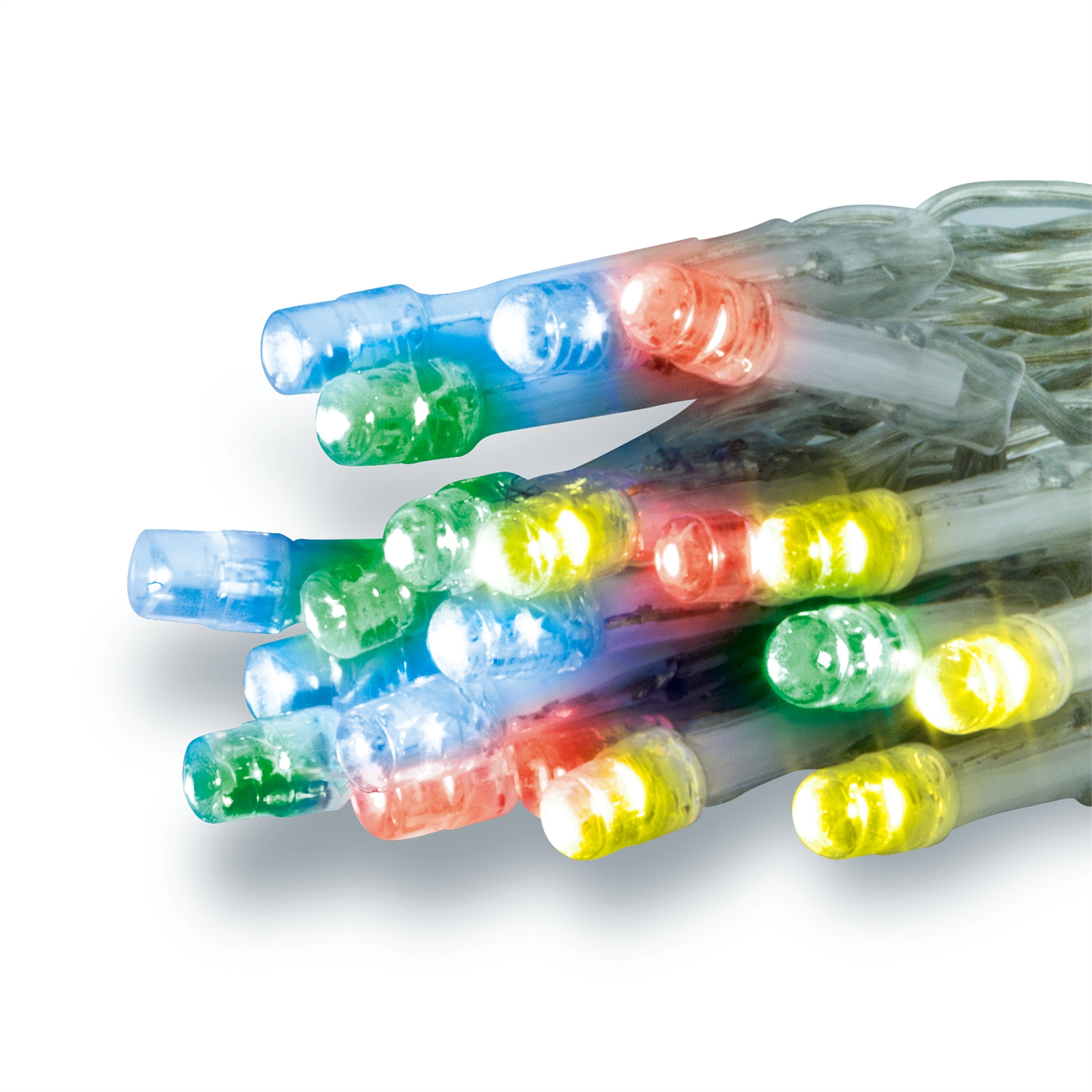 Click 50 LED Multi Colour Battery Operated Festive Fairy Lights