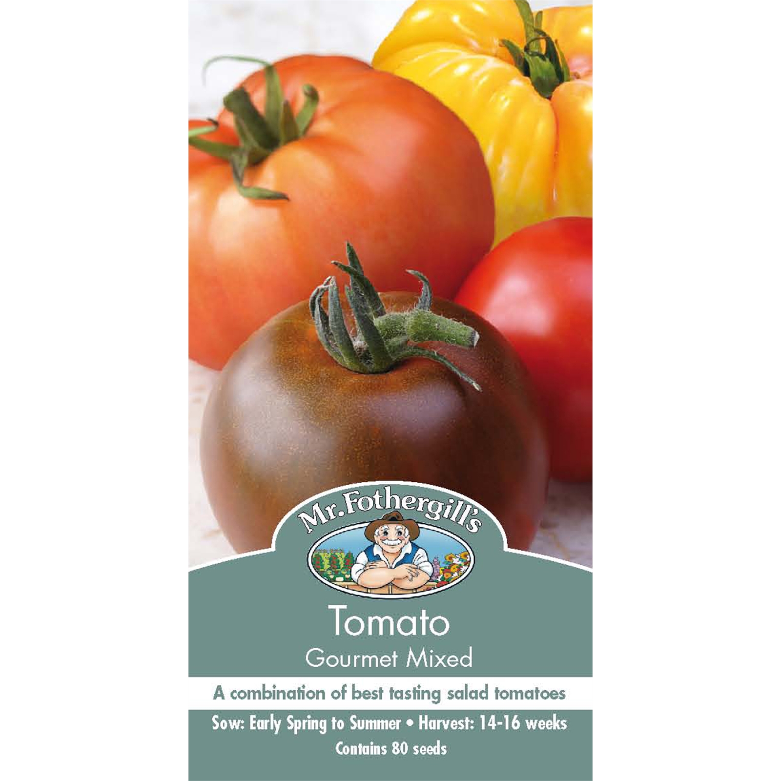 Mr Fothergill's Gourmet Mixed Tomato Vegetable Seeds