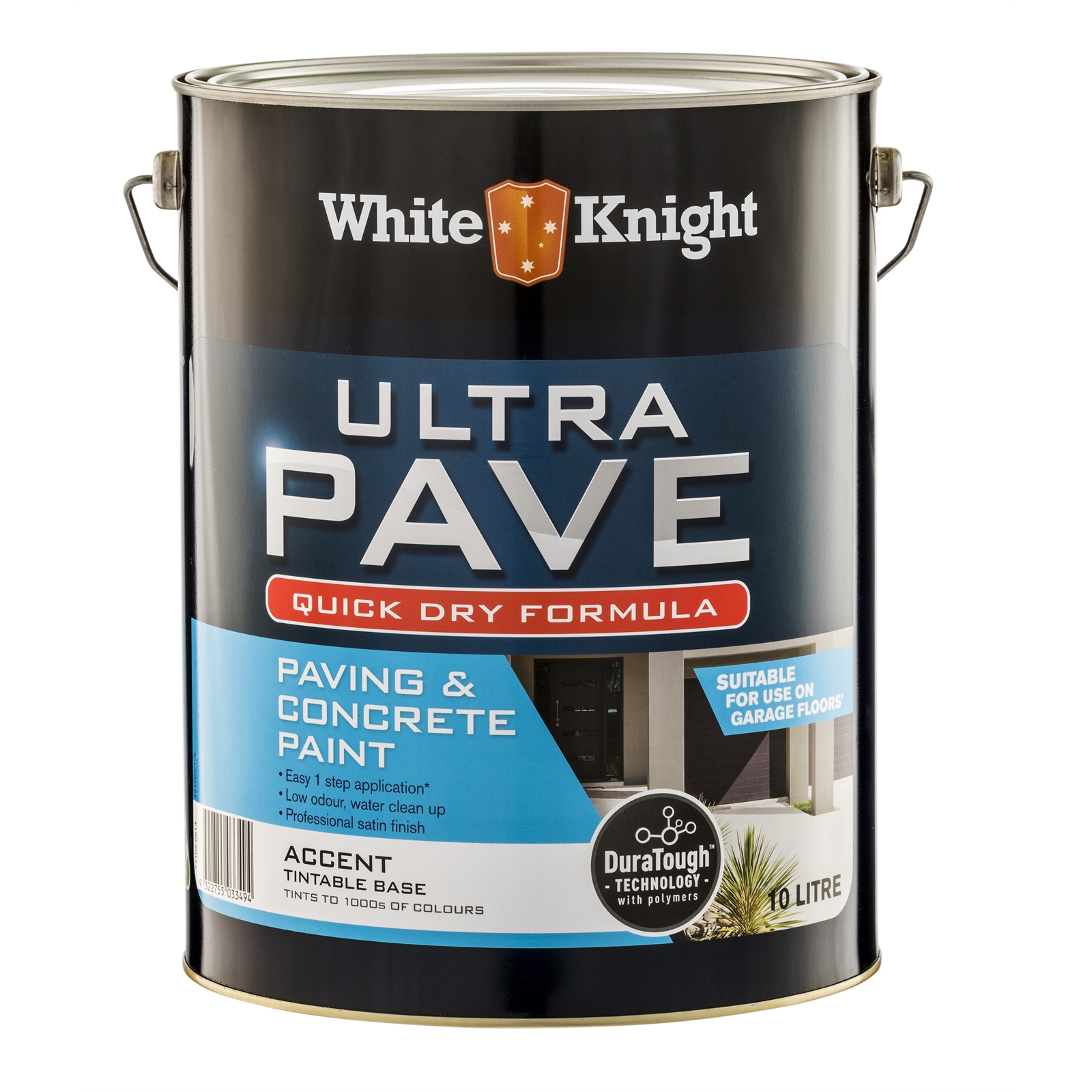 White Knight Ultra Pave 10L Accent Quick Dry Paving Paint