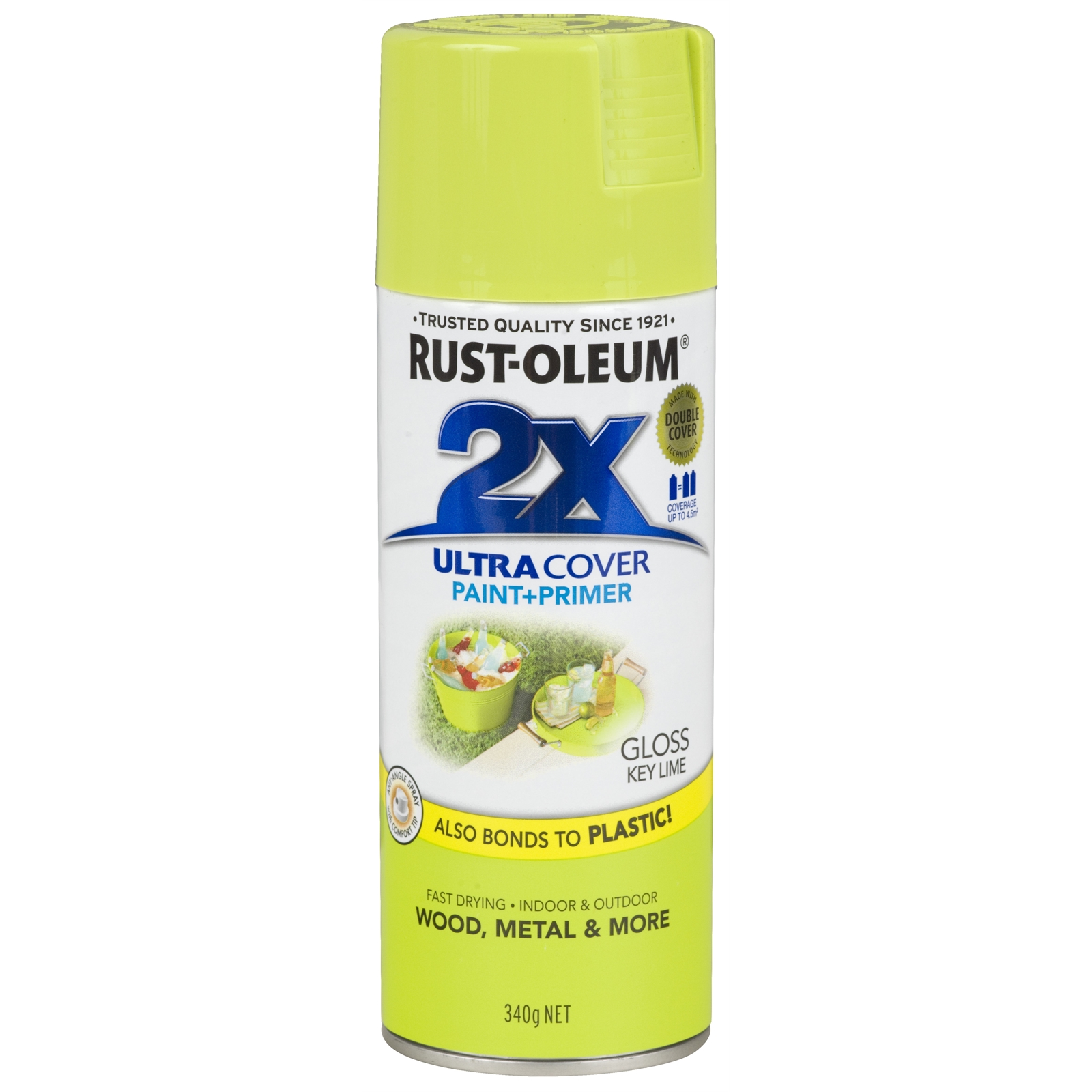 Rust-Oleum 340g Ultra Cover 2X Gloss Key Lime Spray Paint