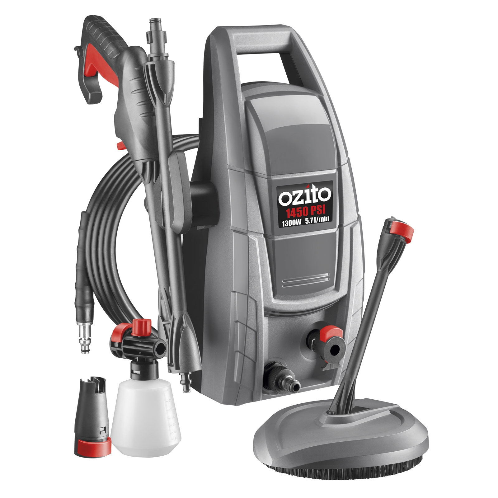 Ozito 1300W 1450PSI High Pressure Cleaner Ozito 1300W 1450PSI High Pressure Cleaner