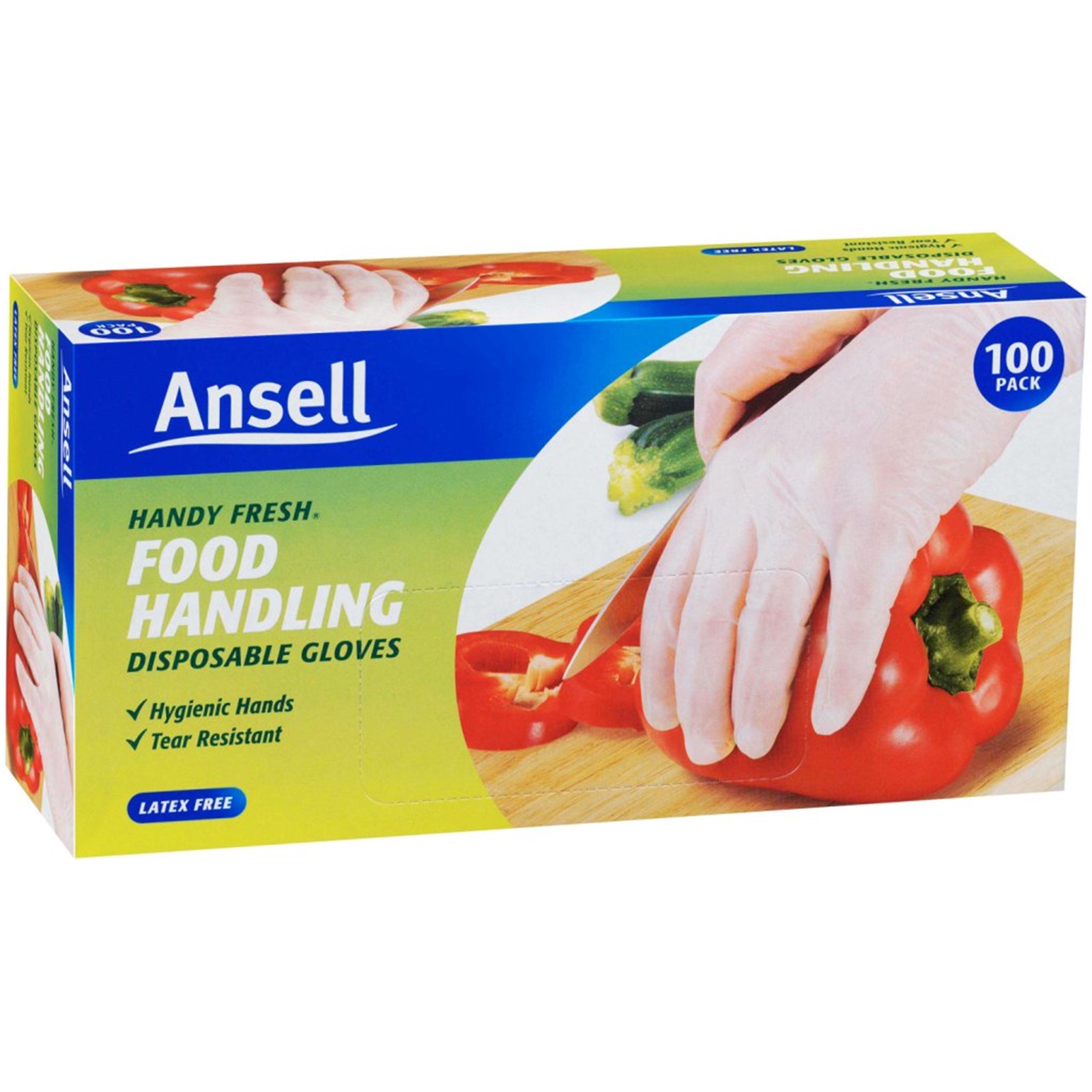 Ansell Handy Fresh Disposable Gloves - 100 Pack