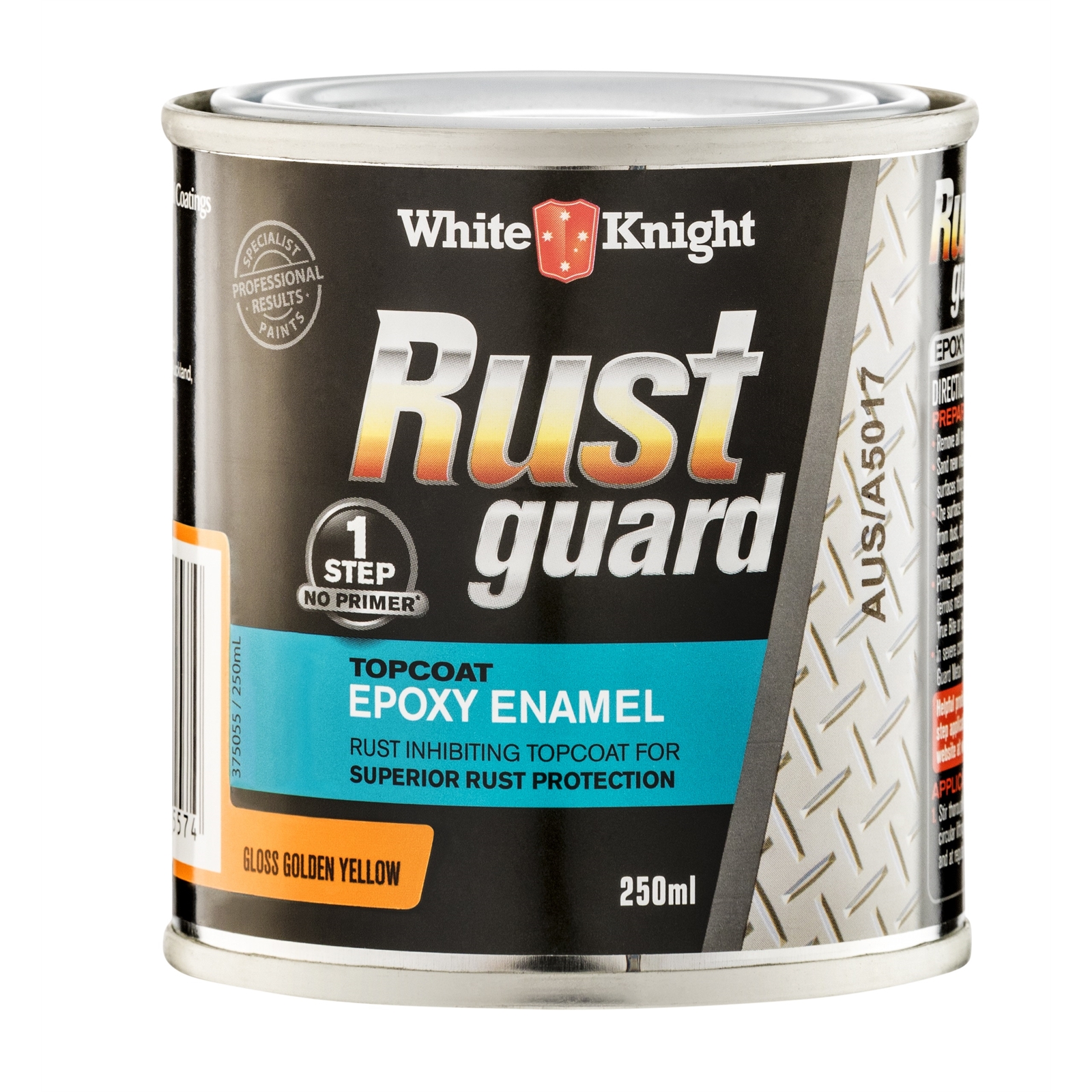 White Knight 250ml Golden Yellow Rustguard Epoxy Enamel Paint