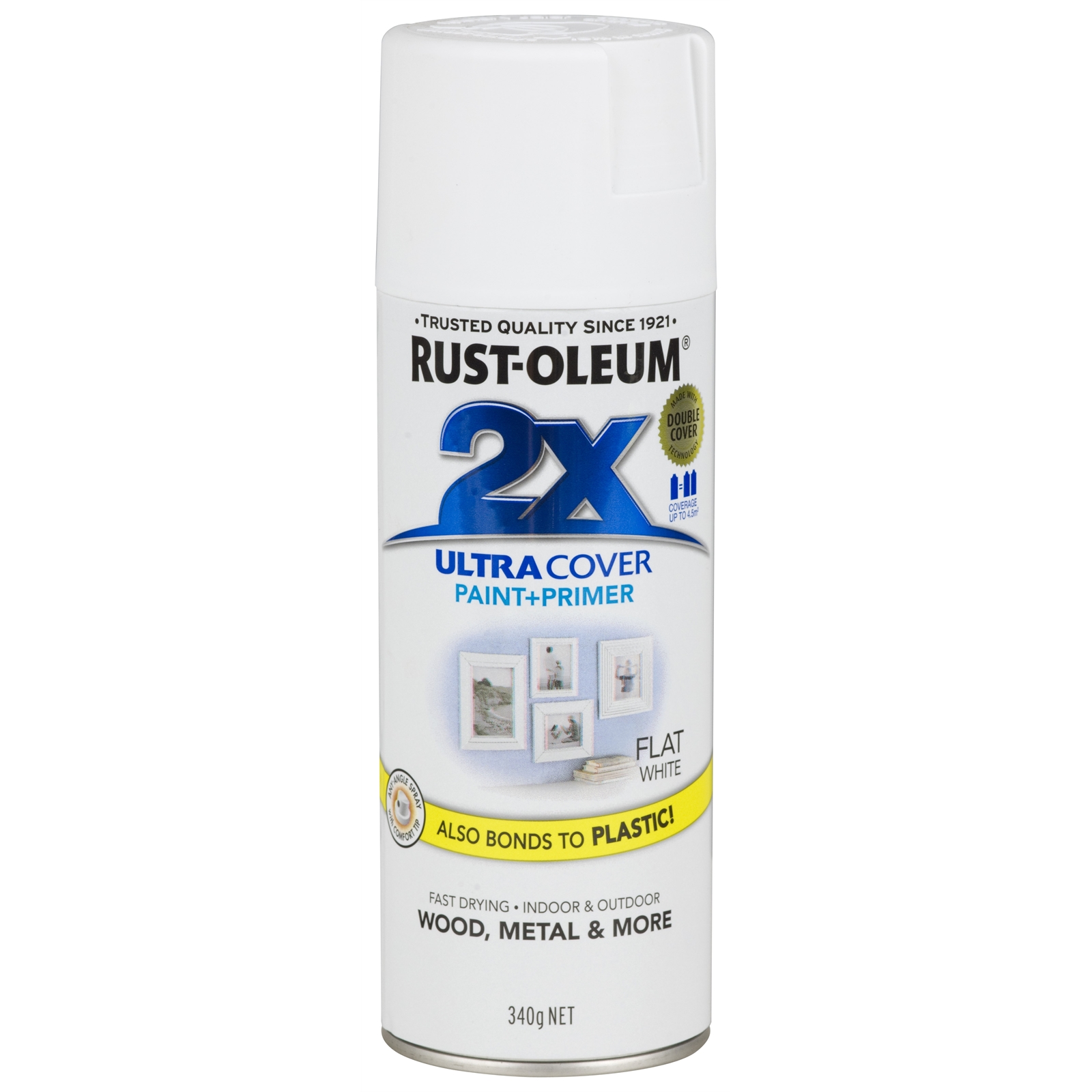 Rust-Oleum 340g Ultra Cover 2X Flat White Spray Paint