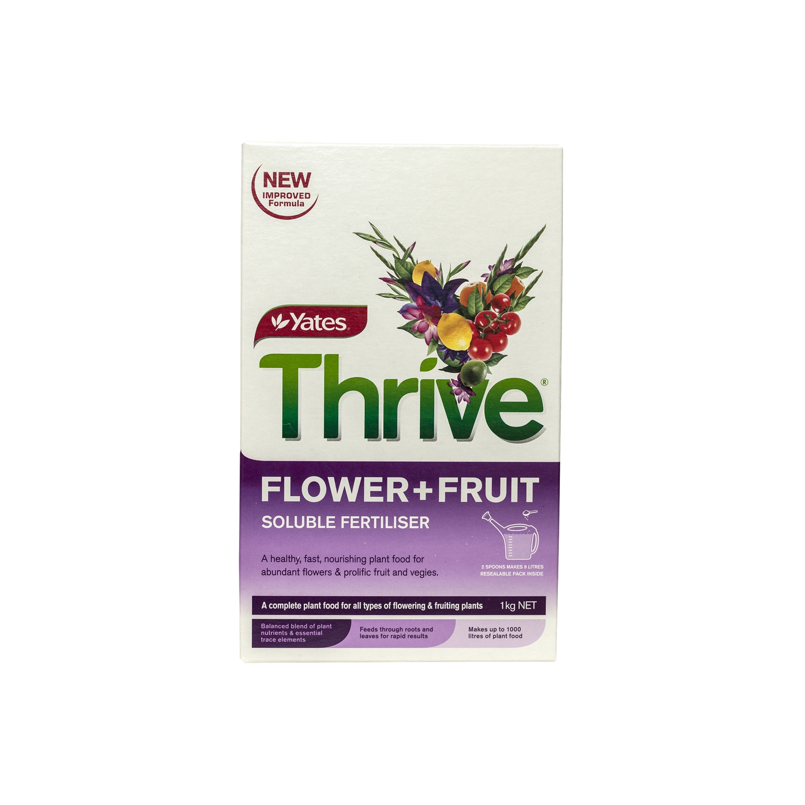 Yates 1kg Thrive Flower And Fruit Soluble Fertiliser