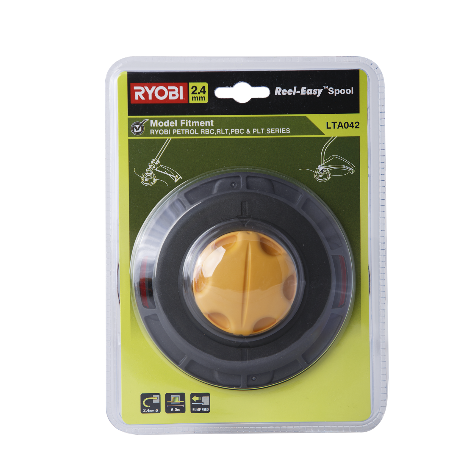 Ryobi 2.4mm x 6m Reel-Easy Line Trimmer Head