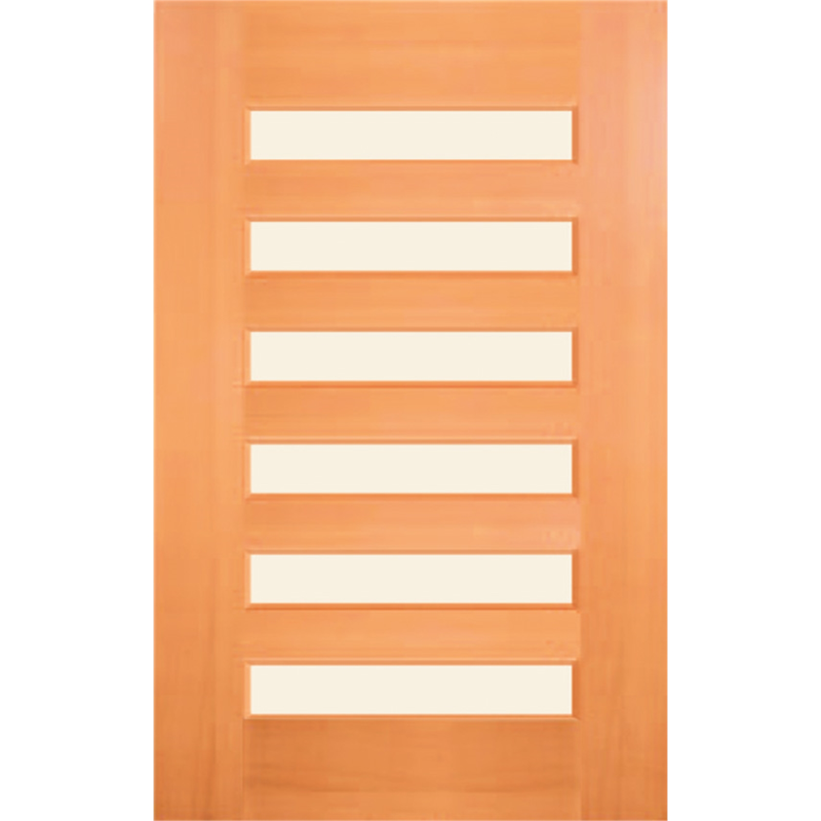 Woodcraft Doors 2040 x 1200 x 40mm Clear Safety Glass St Clair Entrance Door