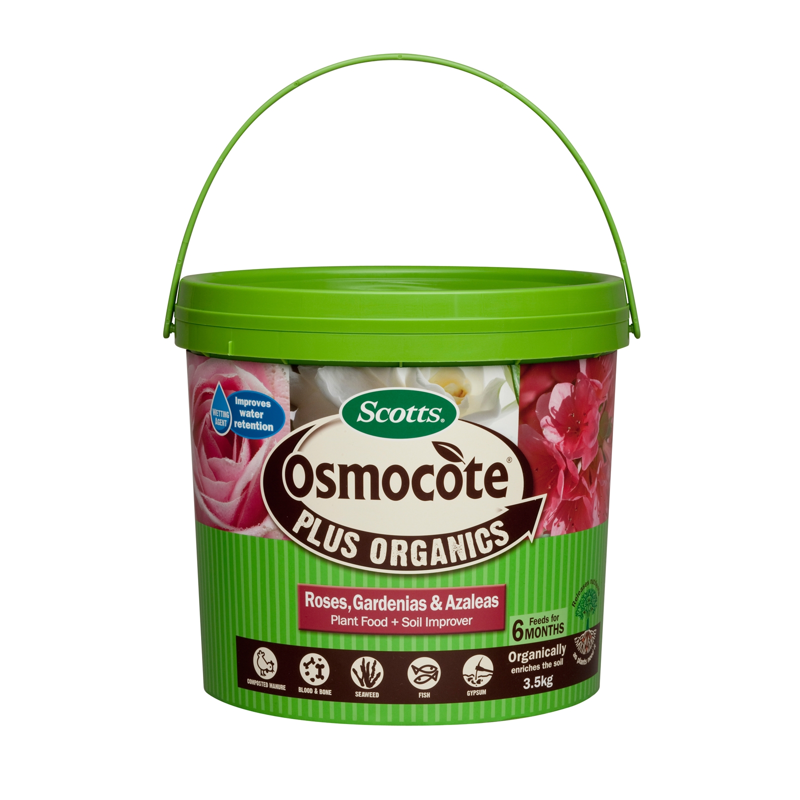 Osmocote Plus Organics 3.5kg Rose Gardenia And Azalea Fertiliser