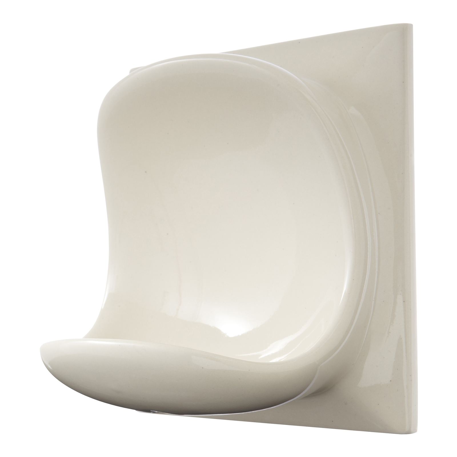 Roberts Designs 150 x 150mm Alabaster Ceramic Soap Holder Tile