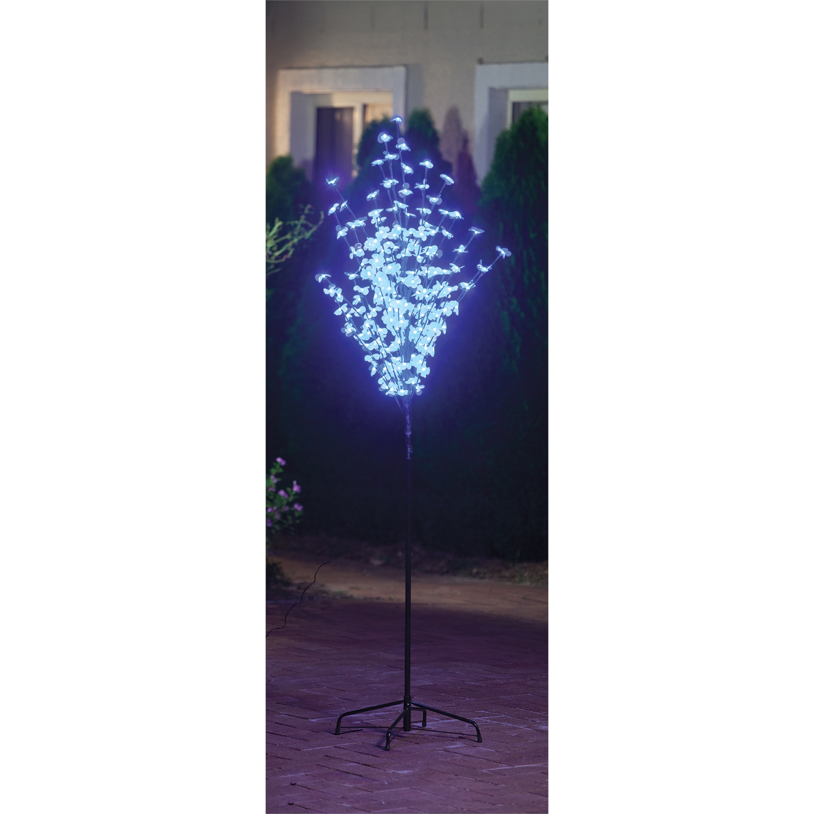 Lytworx 1.8m 200 LED Blue Festive Tree Lotus Light