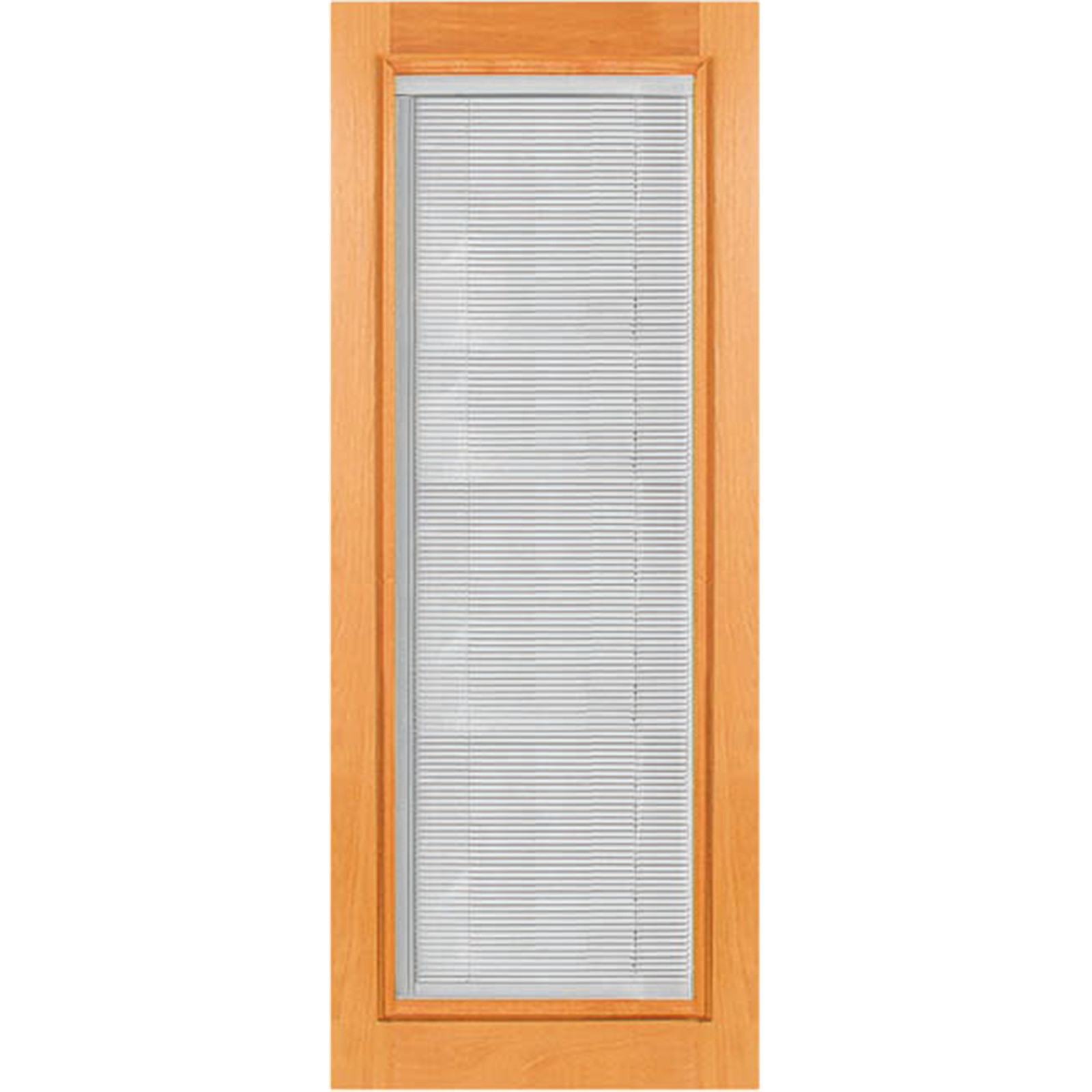 Woodcraft Doors 2040 x 820 x 40mm Clear Glass One Lite Venetian Entrance