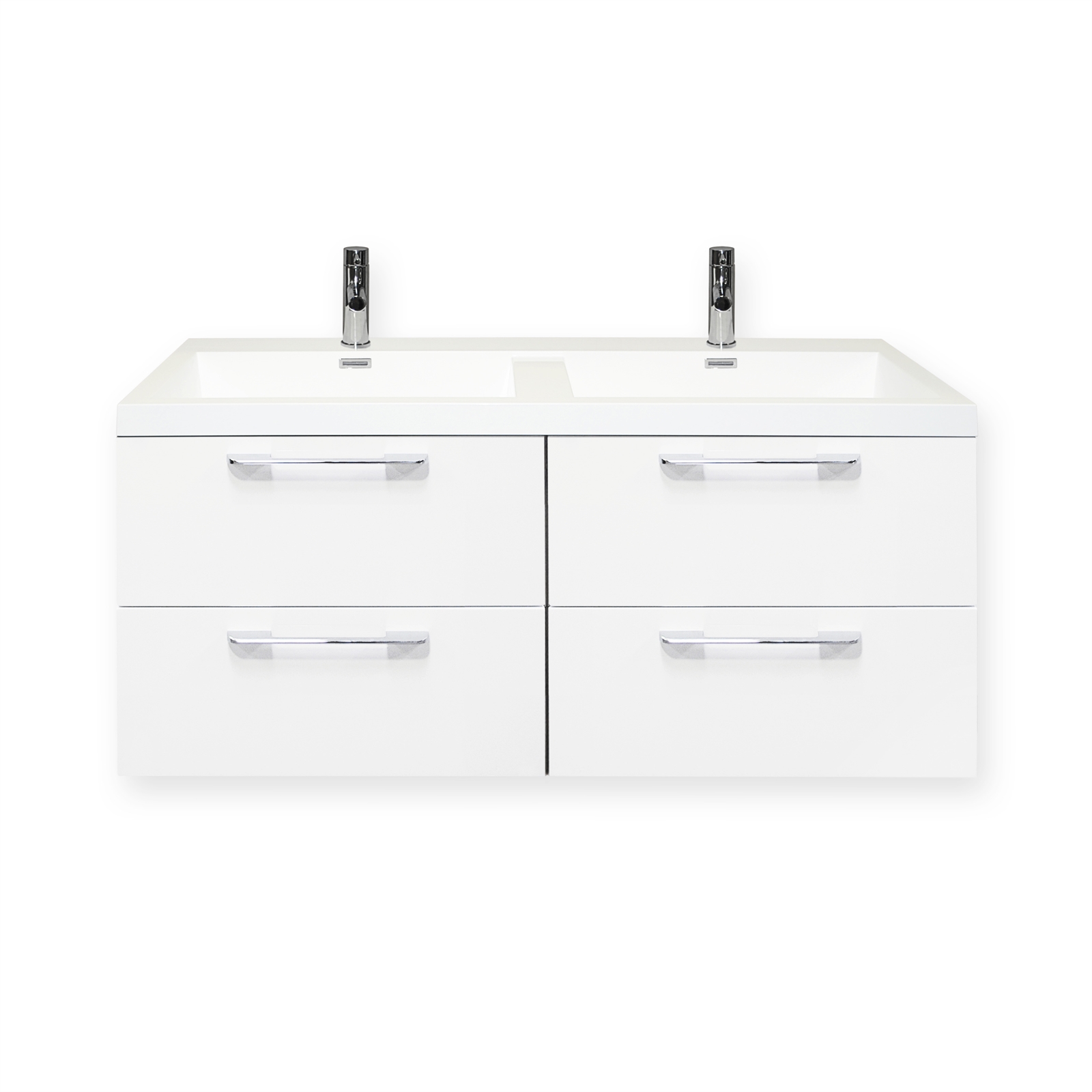 Forme 1200mm White Cabin Wall Hung Vanity