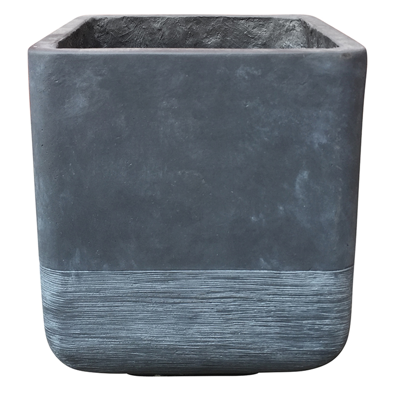 Northcote Pottery 22 x 25cm Charcoal UrbanLITE Infinity Cube Planter