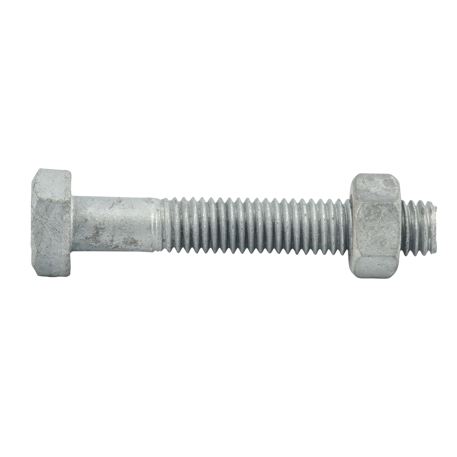 Zenith M8 x 50mm Galvanised Hex Head Bolt and Nut