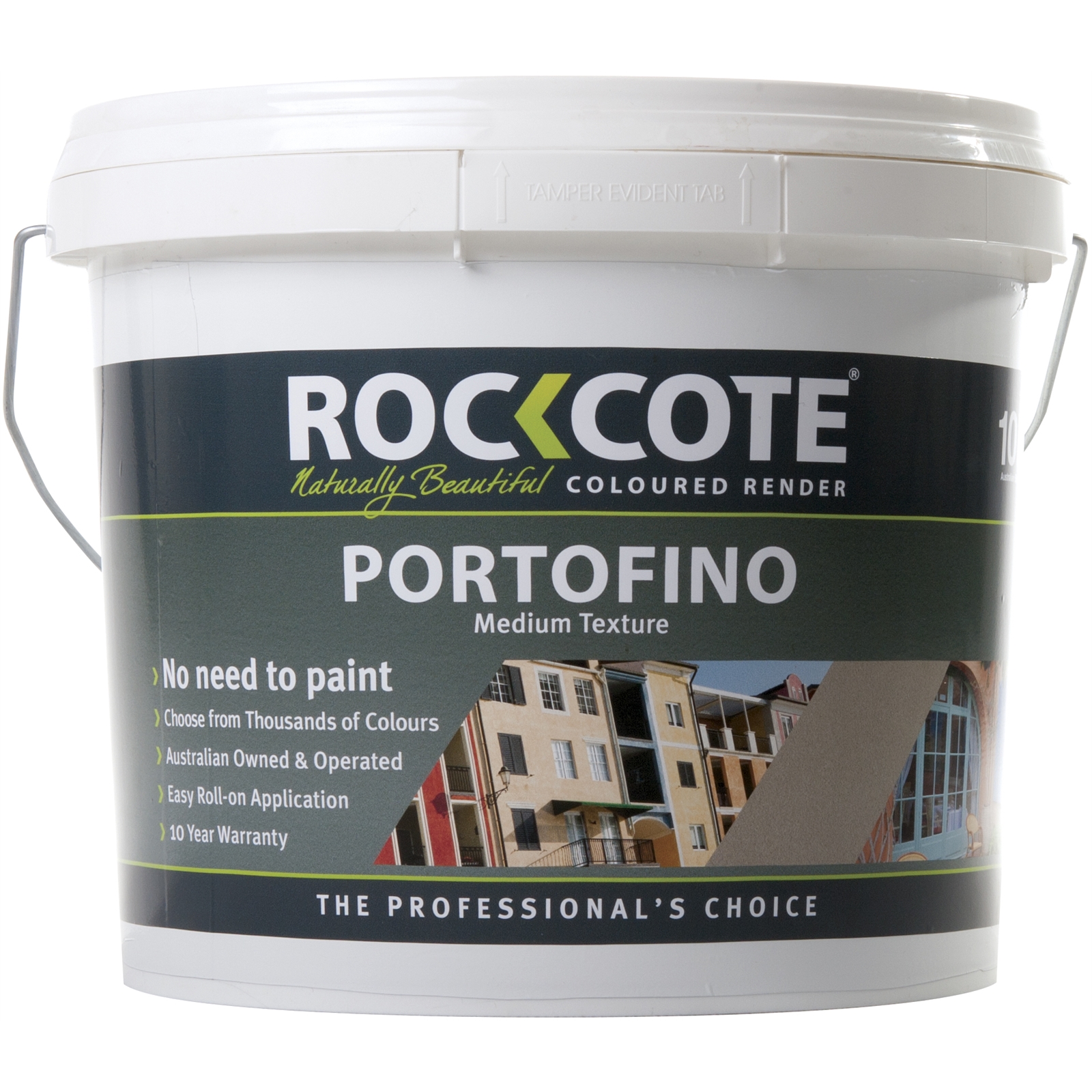 Rockcote 10L Portofino Texture Colored Render Exterior Paint