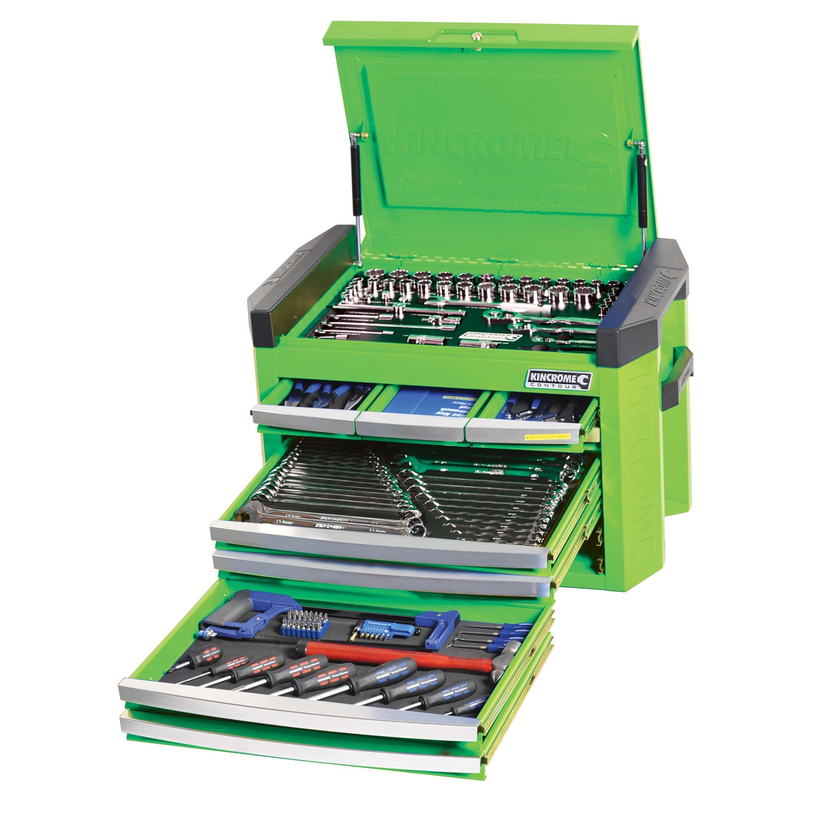 Kincrome 207 Piece 8 Drawer Green Tool Kit