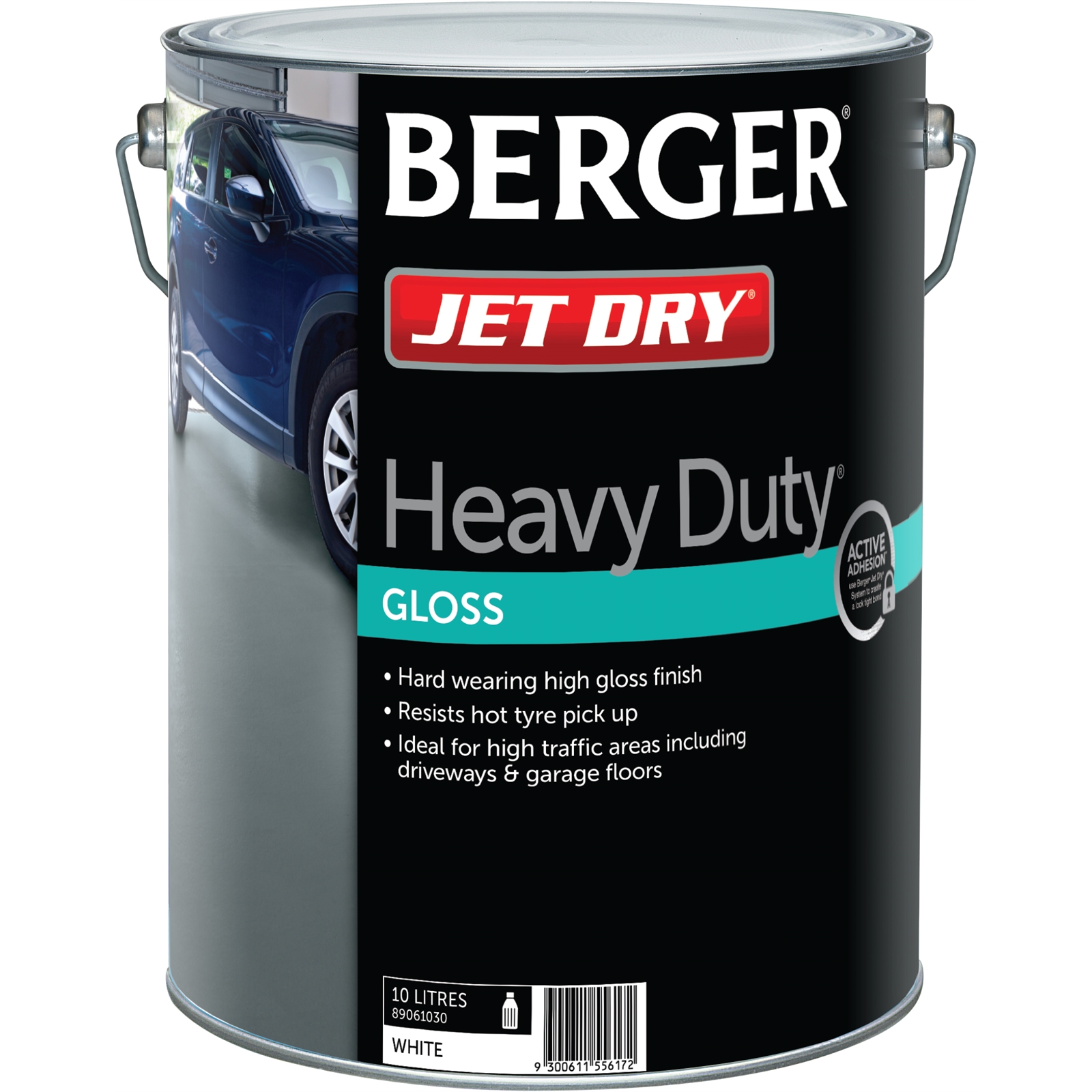 Berger Jet Dry 10L White Heavy Duty Gloss Paint