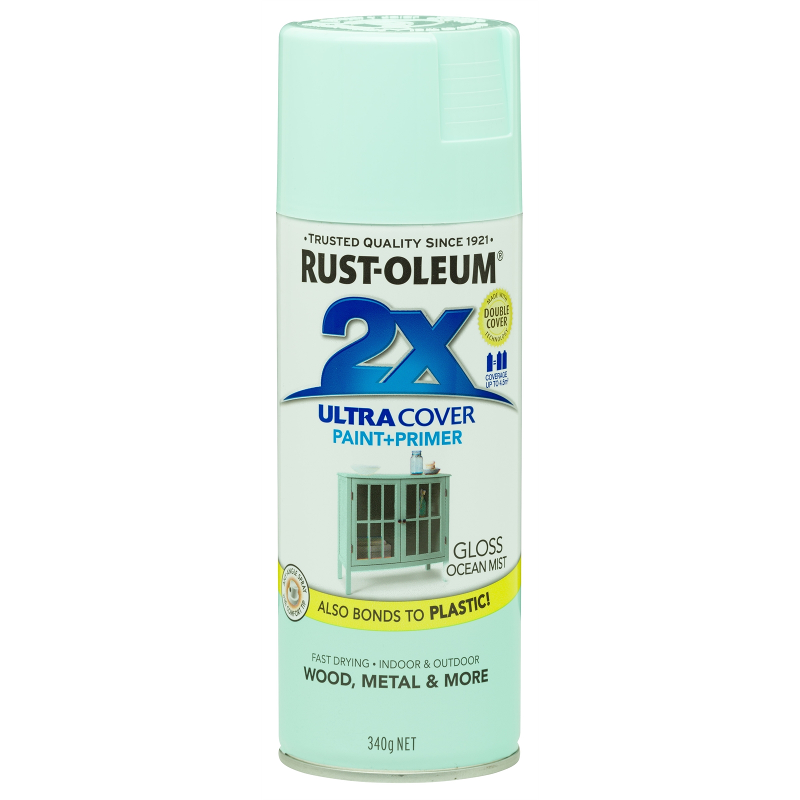 Rust-Oleum 340g Gloss Ocean Mist Green 2X Ultra Cover Spray Paint