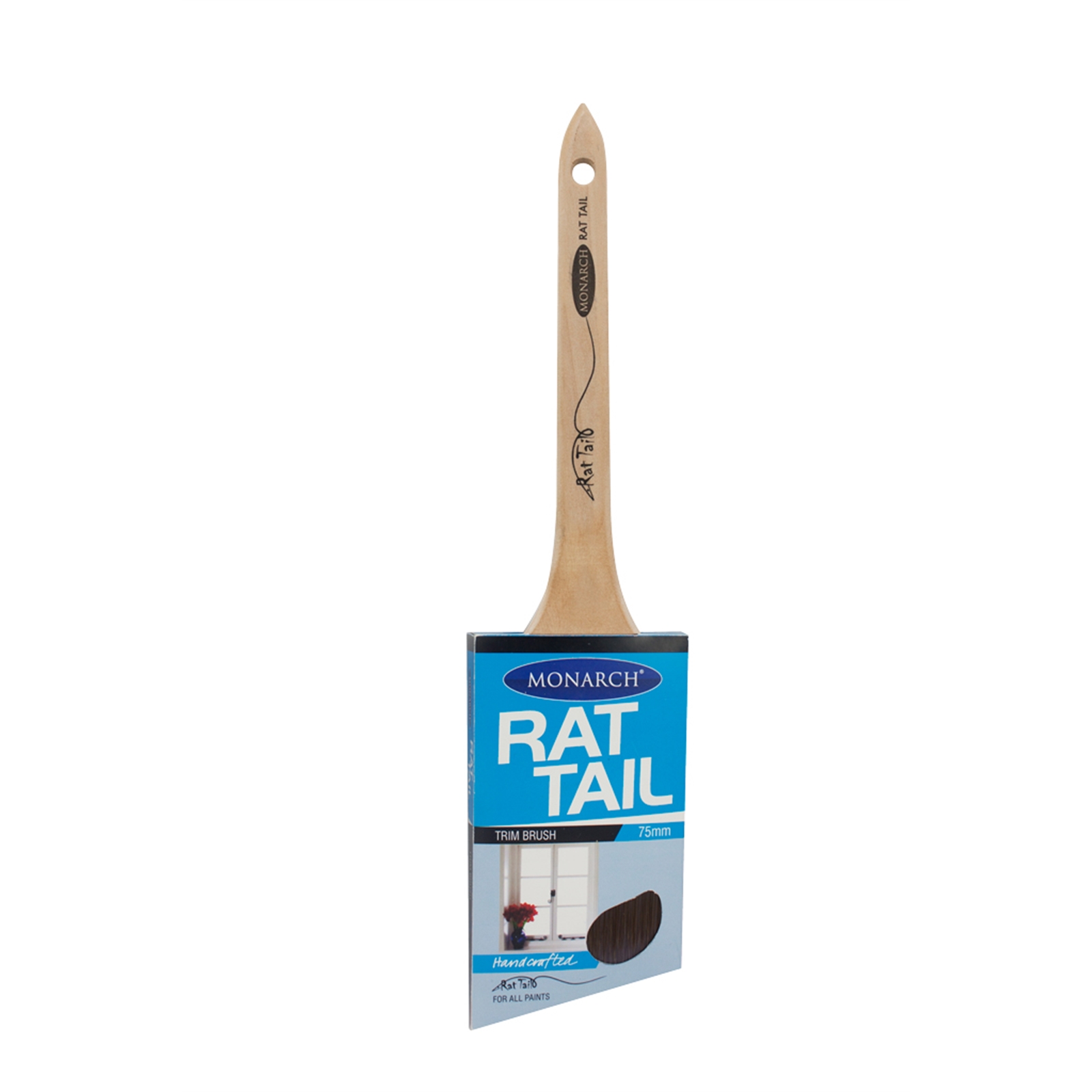 Monarch 75mm Rat Tail Trim Paint Brush