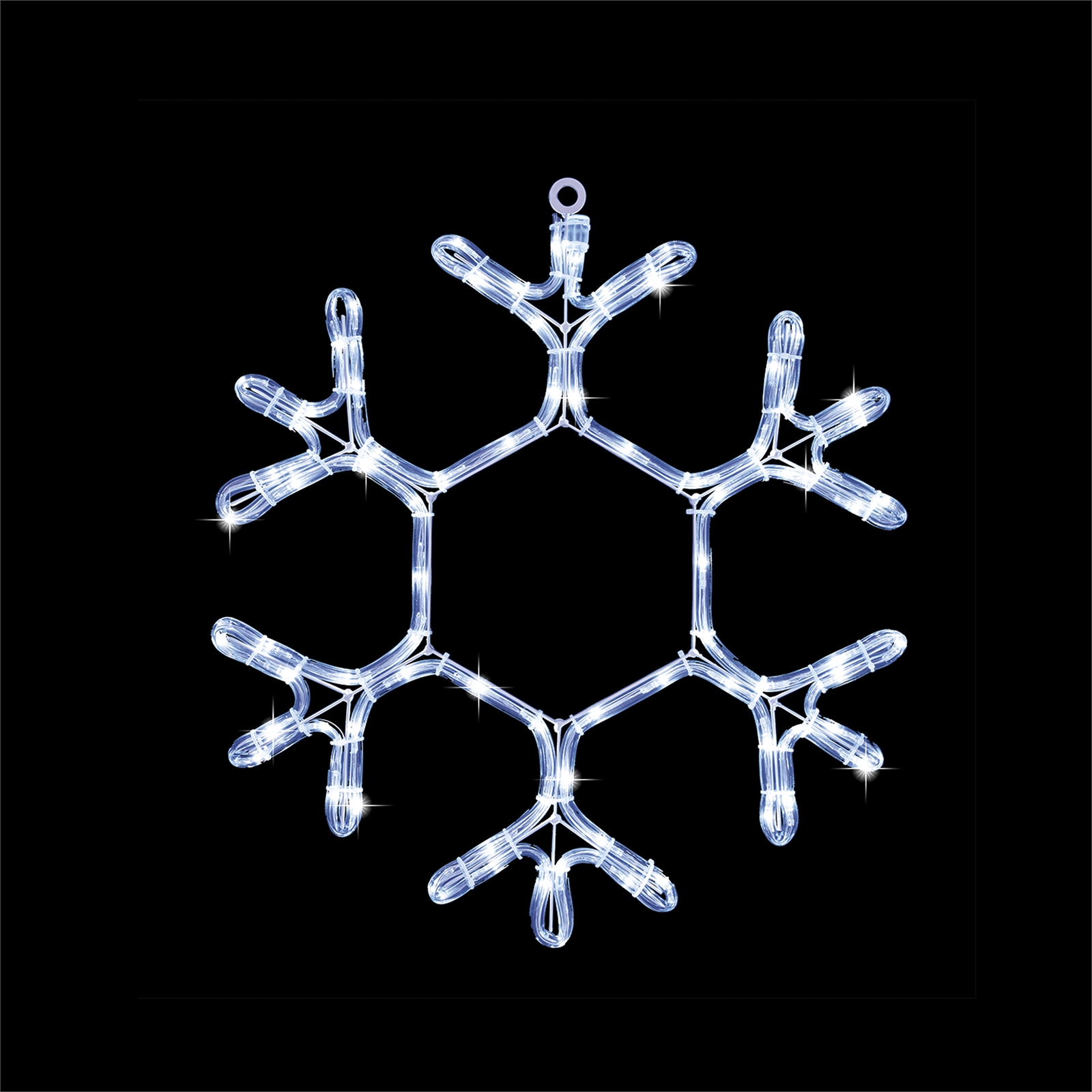 Arlec 80 LED Festive Snowflake Silhouette