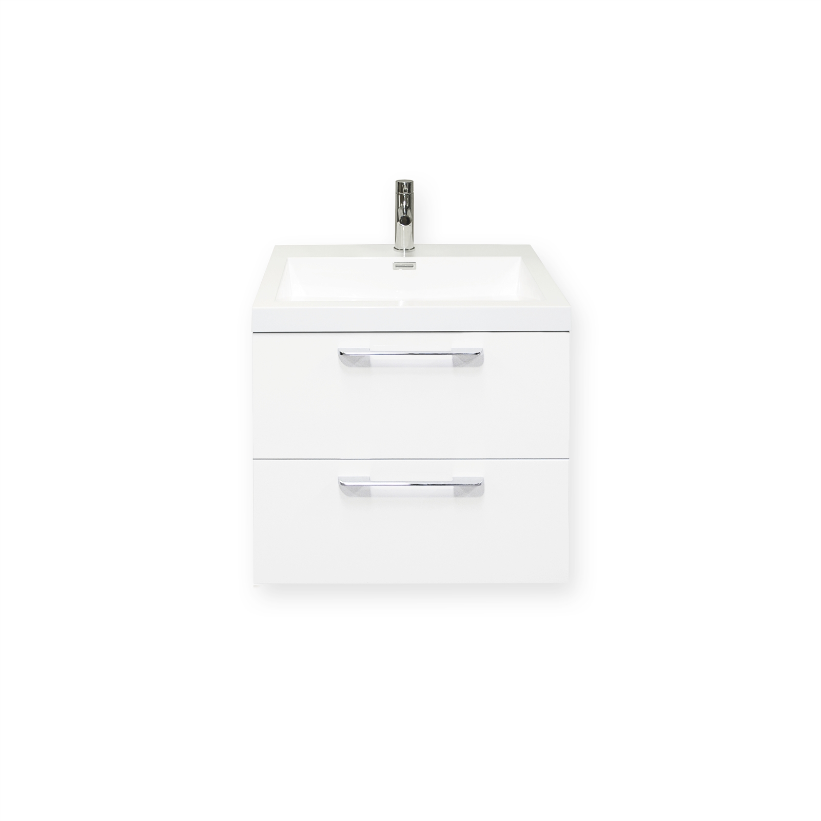 Forme 600mm White Cabin Wall Hung Vanity