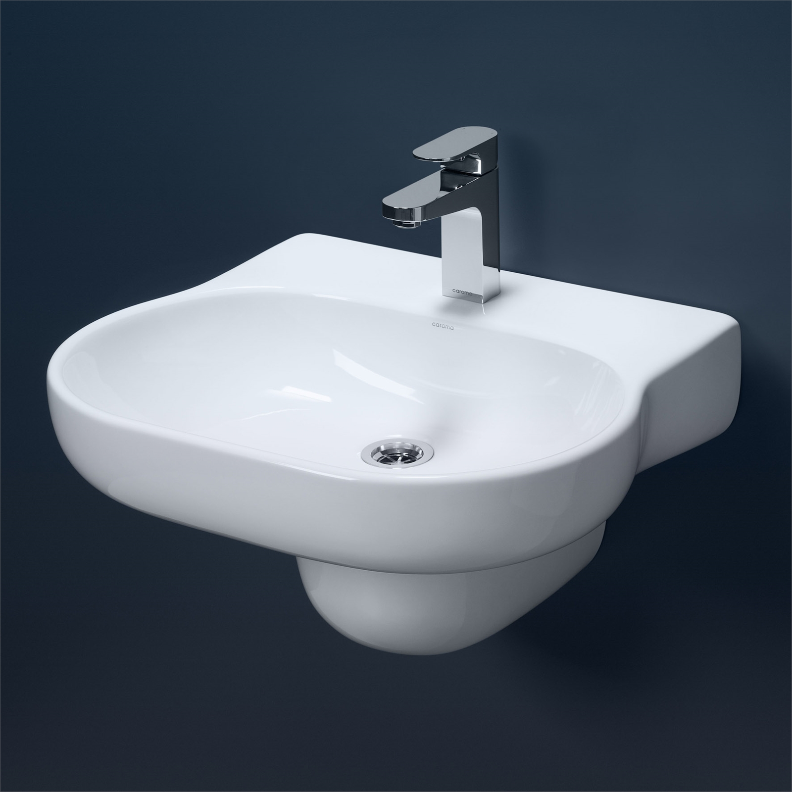 Caroma Opal 510 Wall Basin 3TH | Bunnings Warehouse