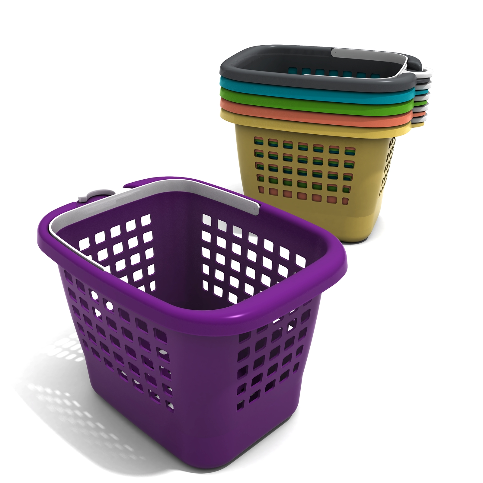 Ezy Storage Coloured Peg Basket