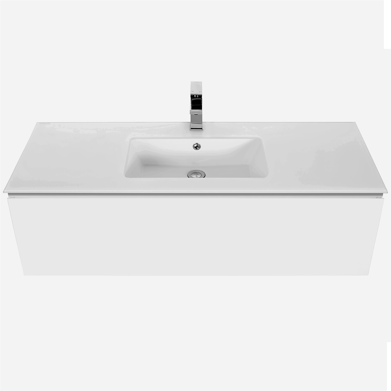Cibo Design 1200mm White Slide Vanity