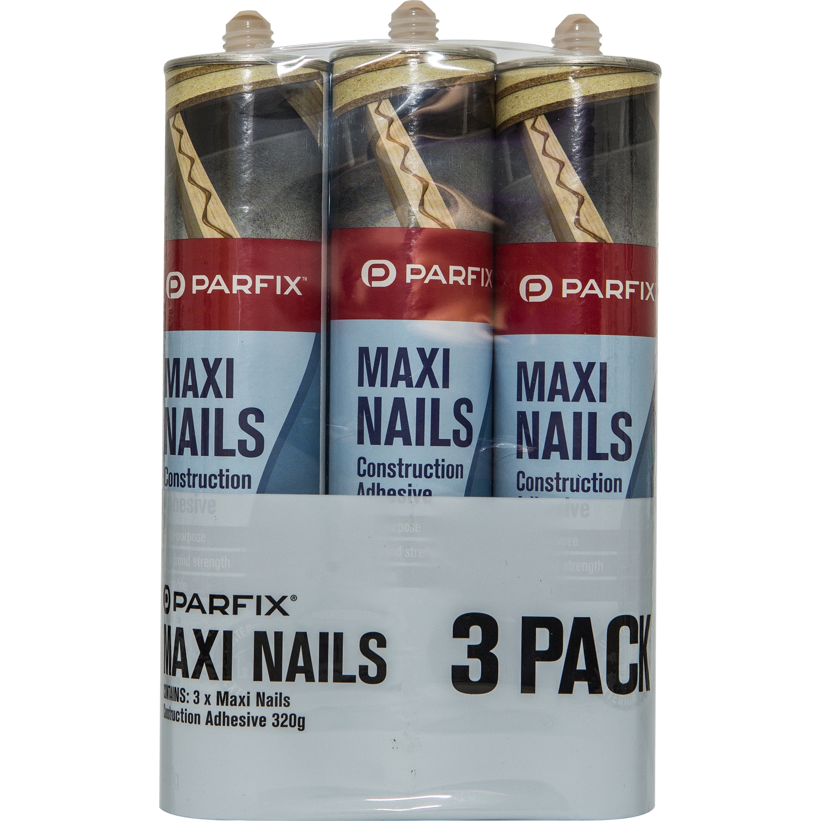 Parfix 320g Maxi Nails Construction Adhesive - 3 Pack Parfix 320g Maxi Nails Construction Adhesive - 3 Pack