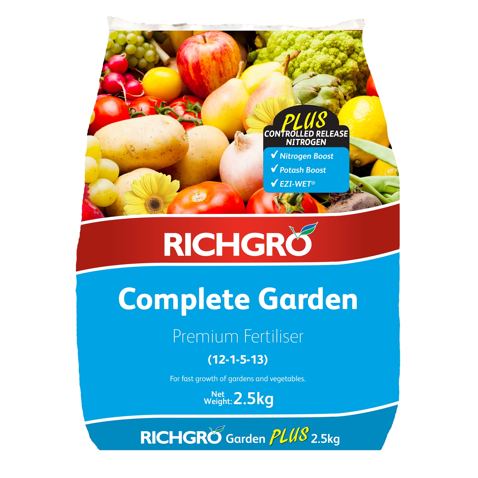 Richgro 2.5kg Garden Plus Complete Garden Premium Fertiliser