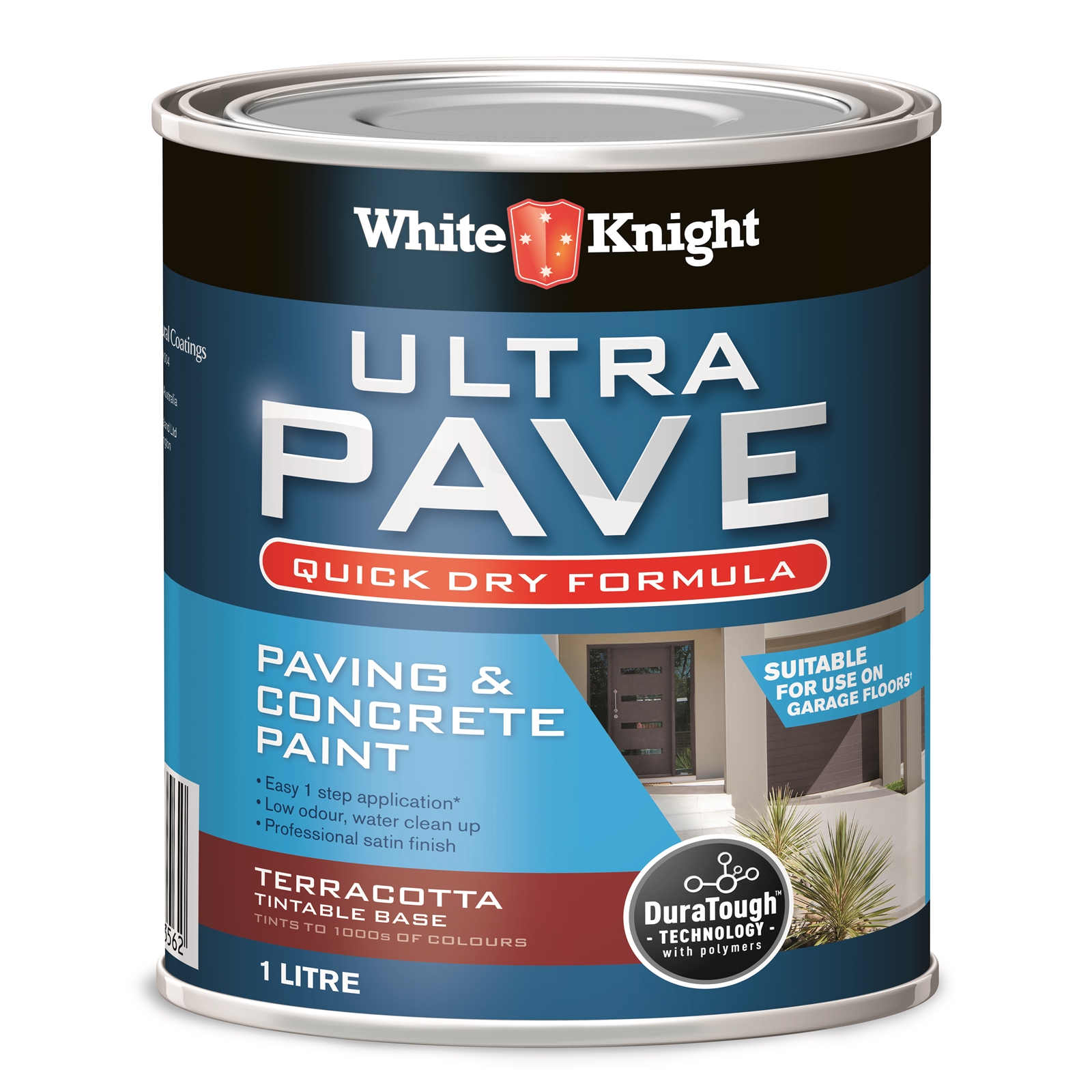 White Knight 1L Terracotta Ultra Pave Quick Dry Paint