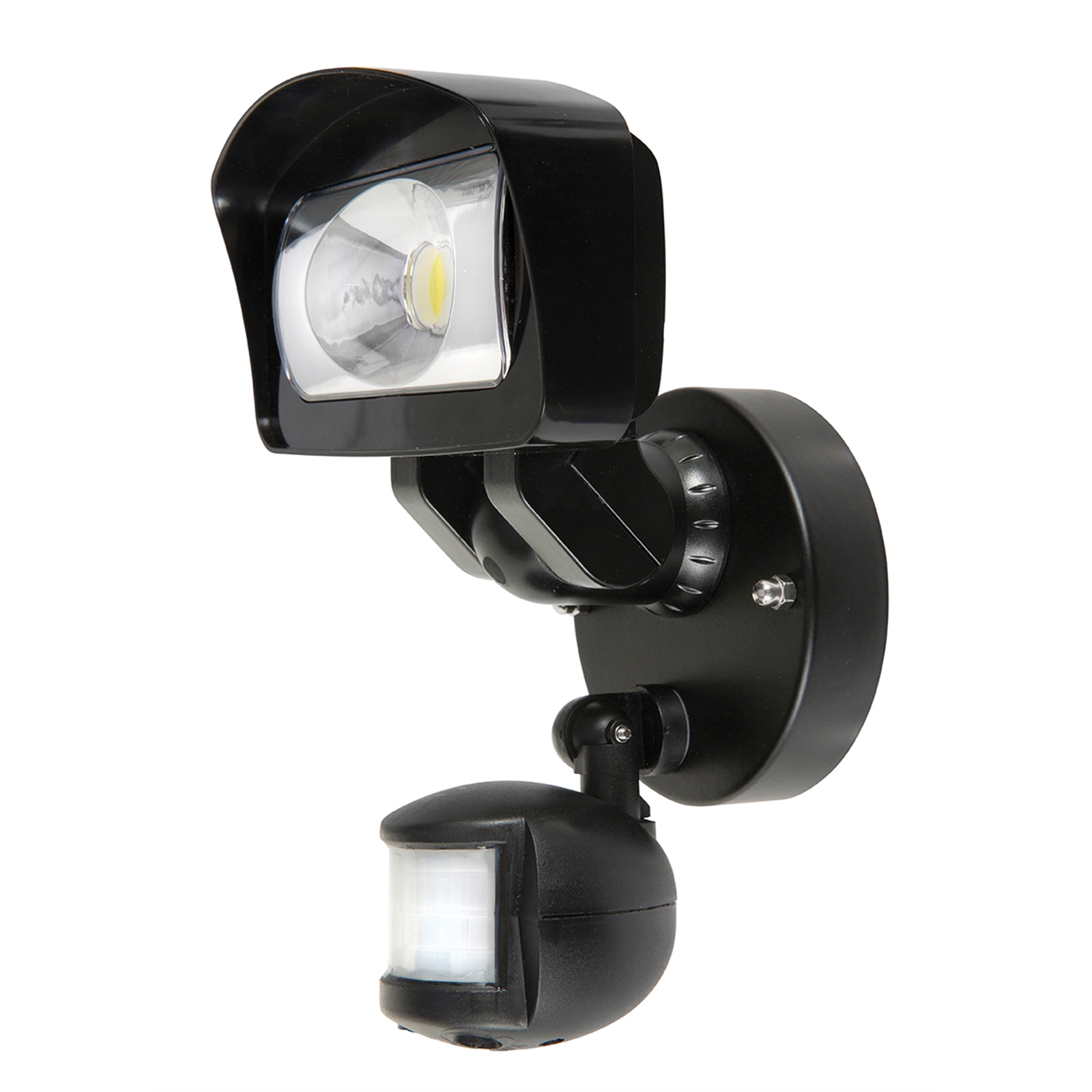 Brilliant 11W Black LED Pantha Security Sensor Light