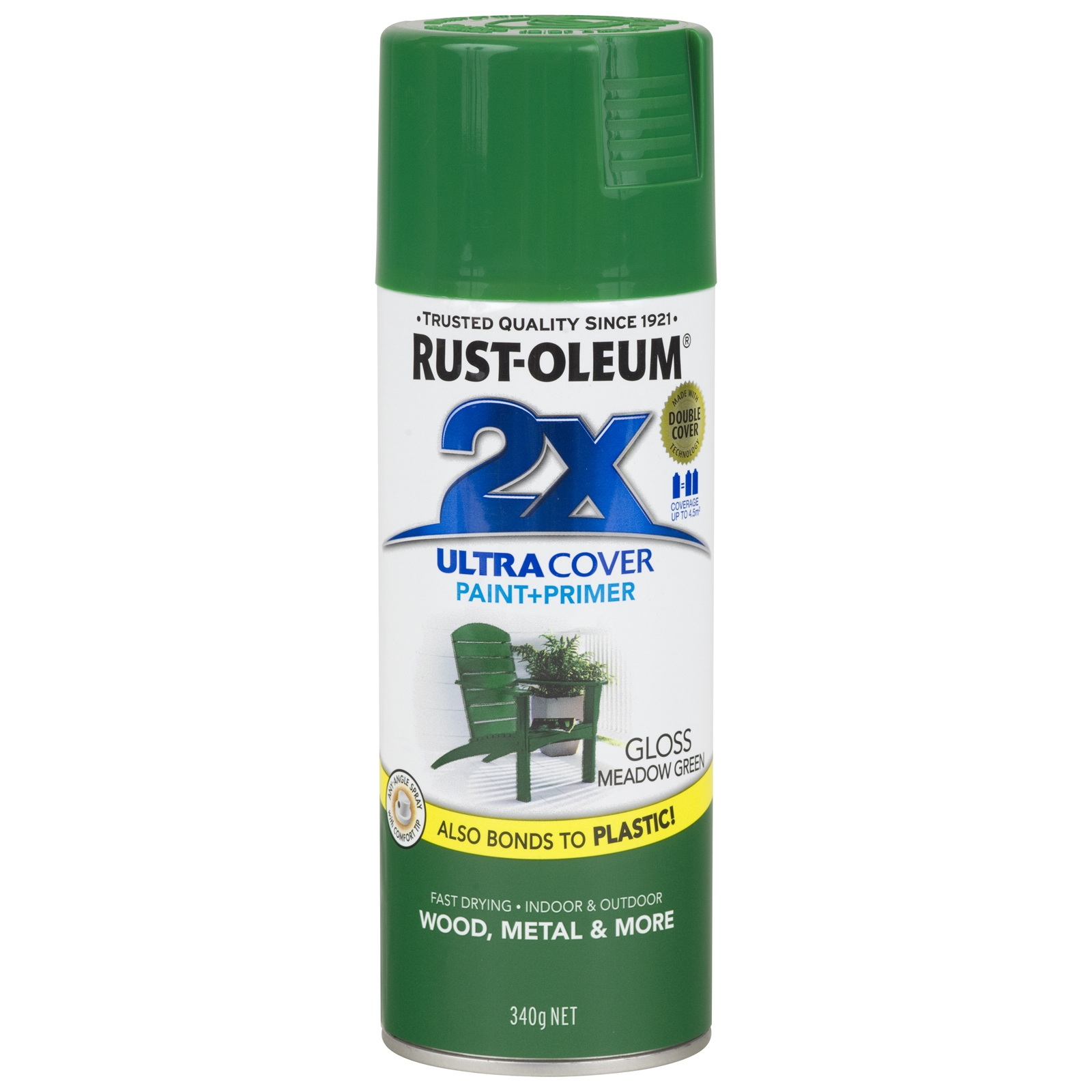 Rust-Oleum 340g Ultra Cover 2X Gloss Meadow Green Spray Paint
