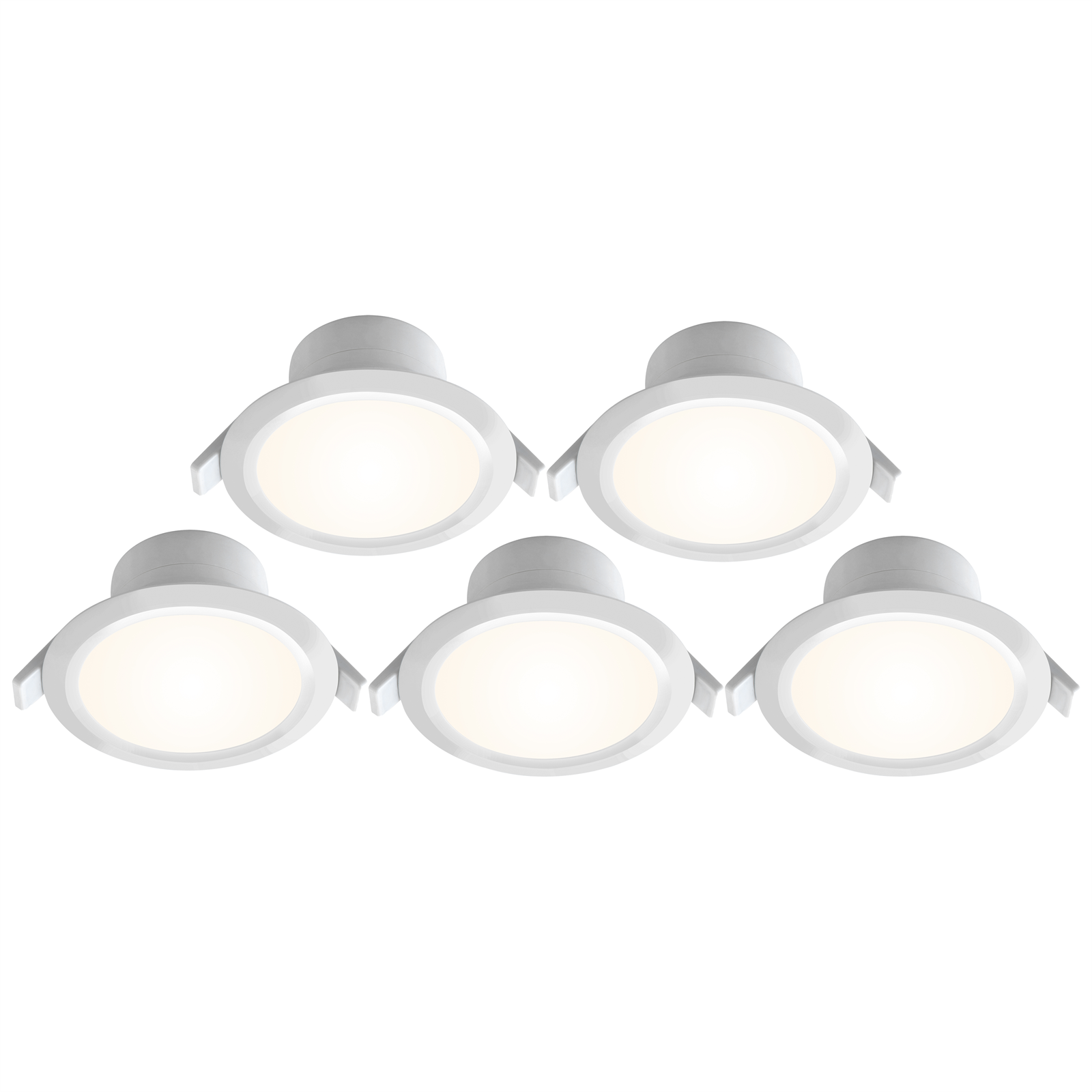 Deta 12W Dimmable LED Downlight - 5 Pack