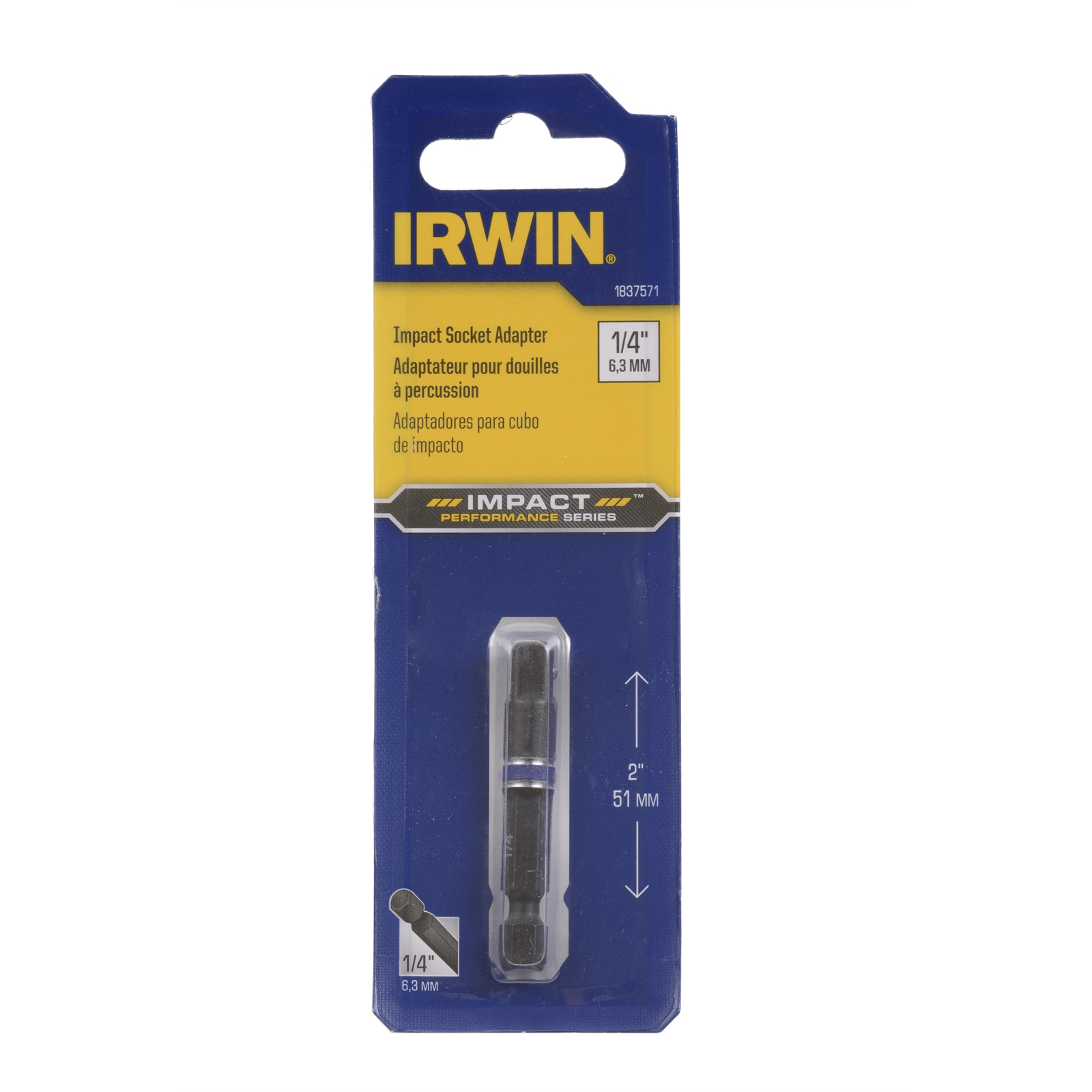 Irwin 50mm 1 / 4" Impact Screwdriver Bit