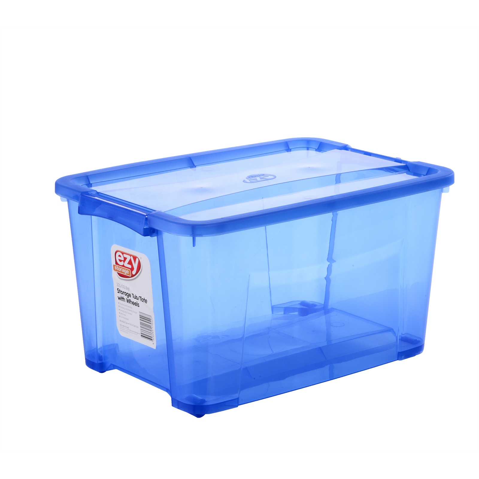 Ezy Storage 32L Blue Storage Tub Bunnings Warehouse