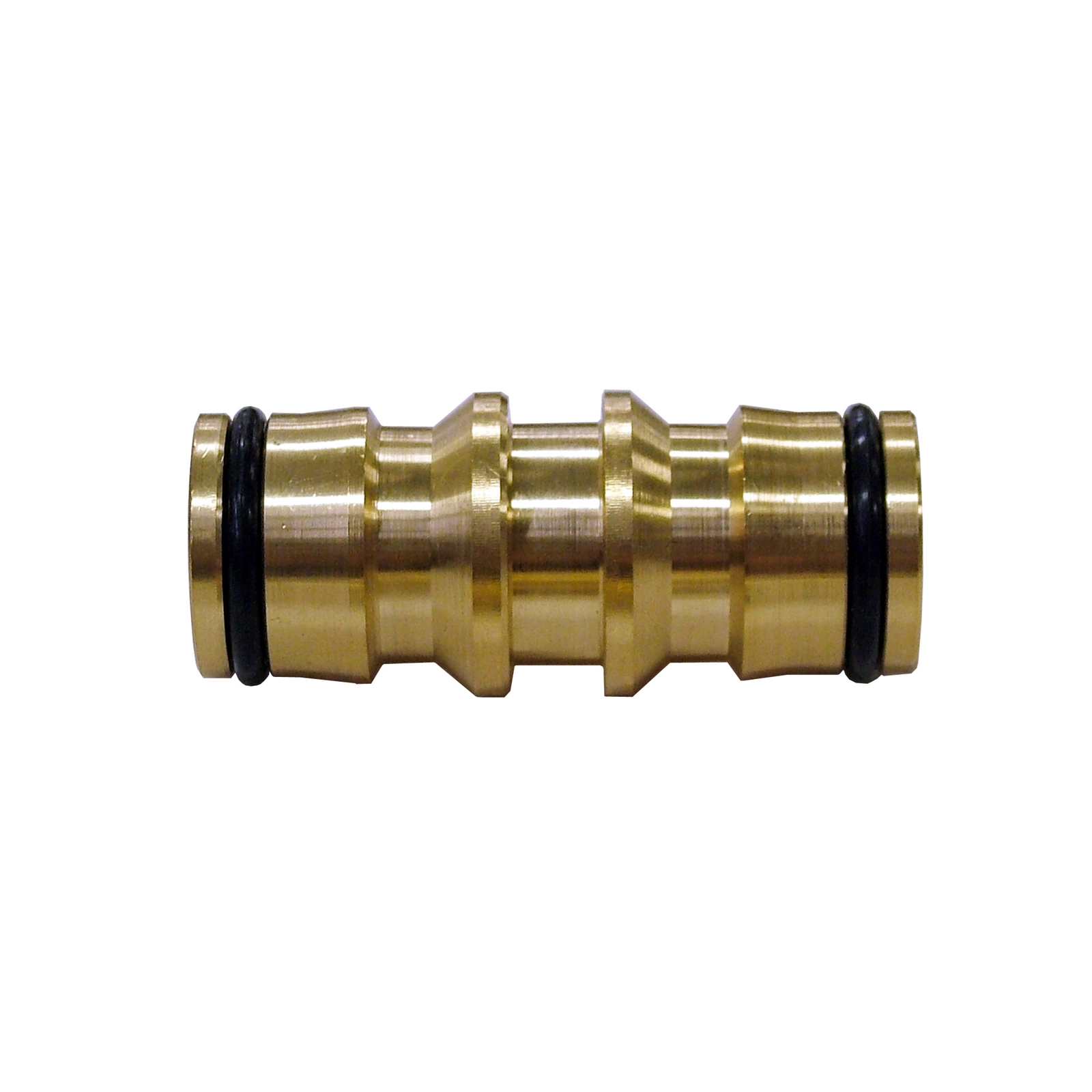 Holman 18mm 2-Way Brass Coupling Hose Fitting Connector