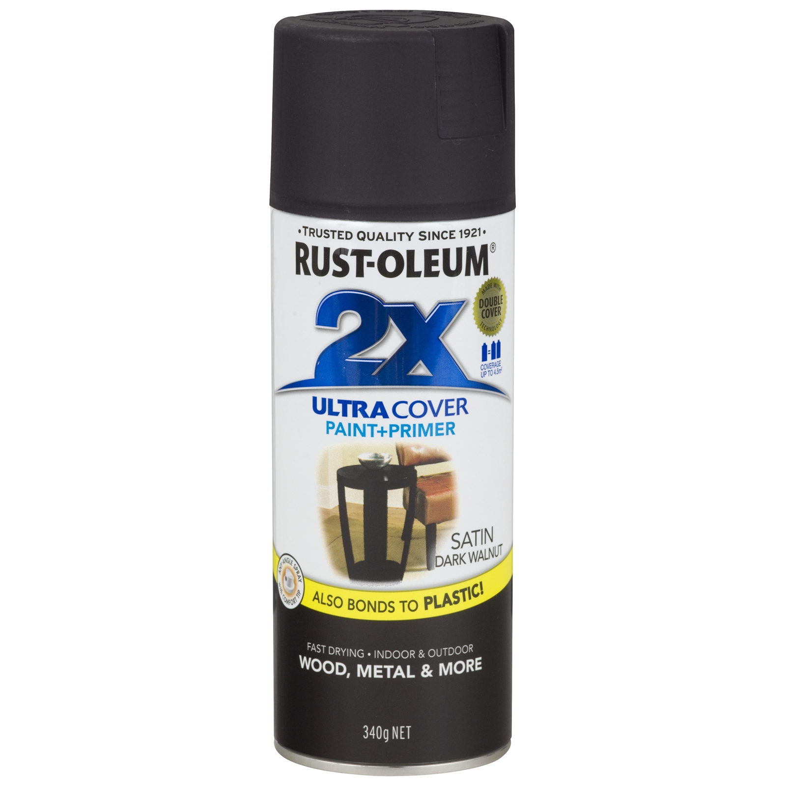 Rust-Oleum 340g Ultra Cover 2X Satin Dark Walnut Spray Paint
