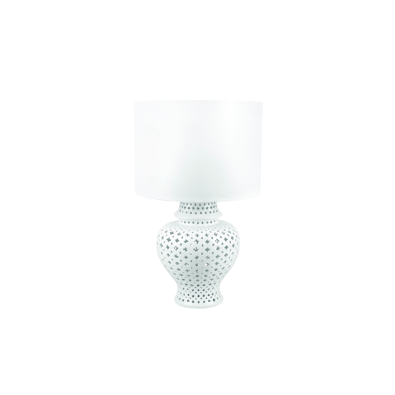 Cafe Lighting 56cm Minx White Table Lamp