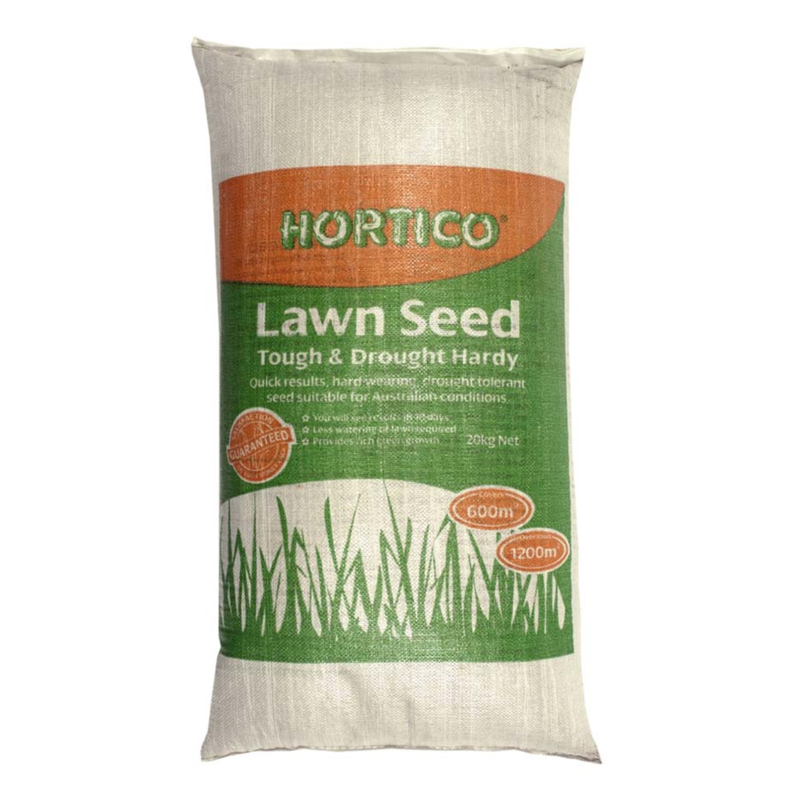 Hortico 20kg Tough And Drought Hardy Lawn Seed