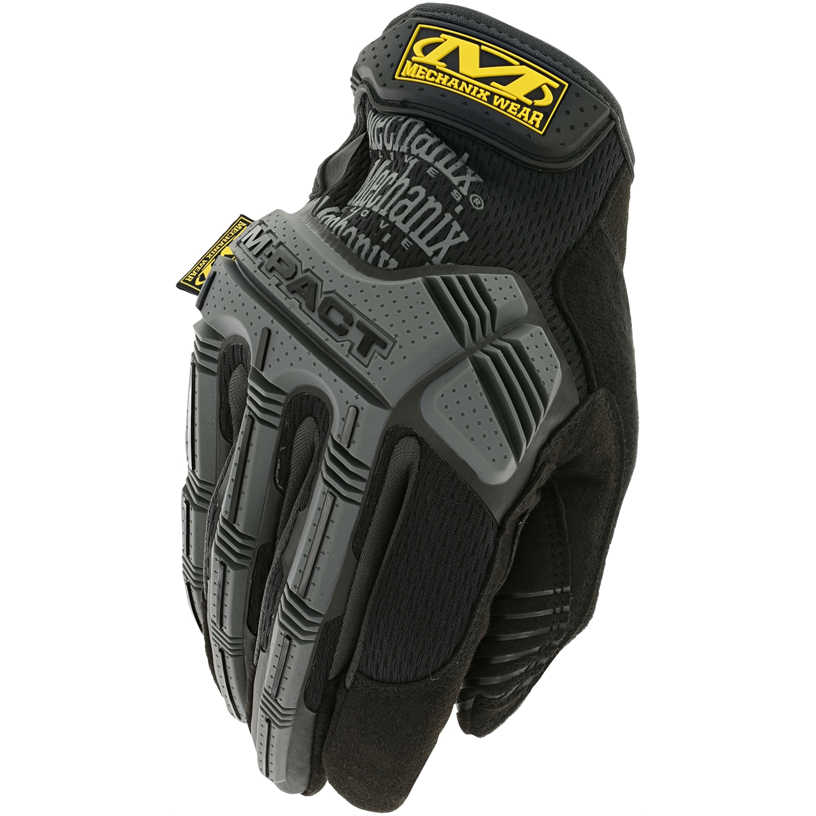 Mechanix Wear XL M-Pact Black And Grey Gloves | Bunnings Warehouse