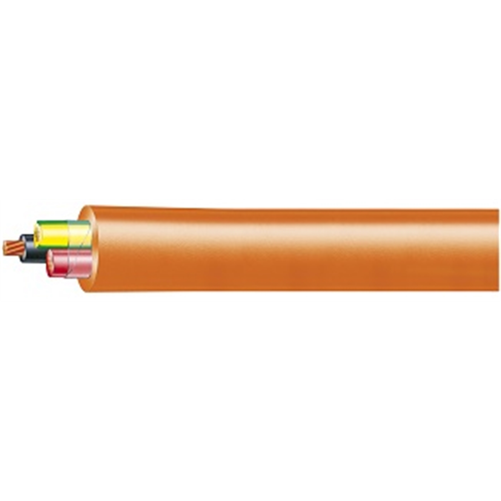 Olex 2.5mm Orange 2 Core Electrical Cable - Per metre