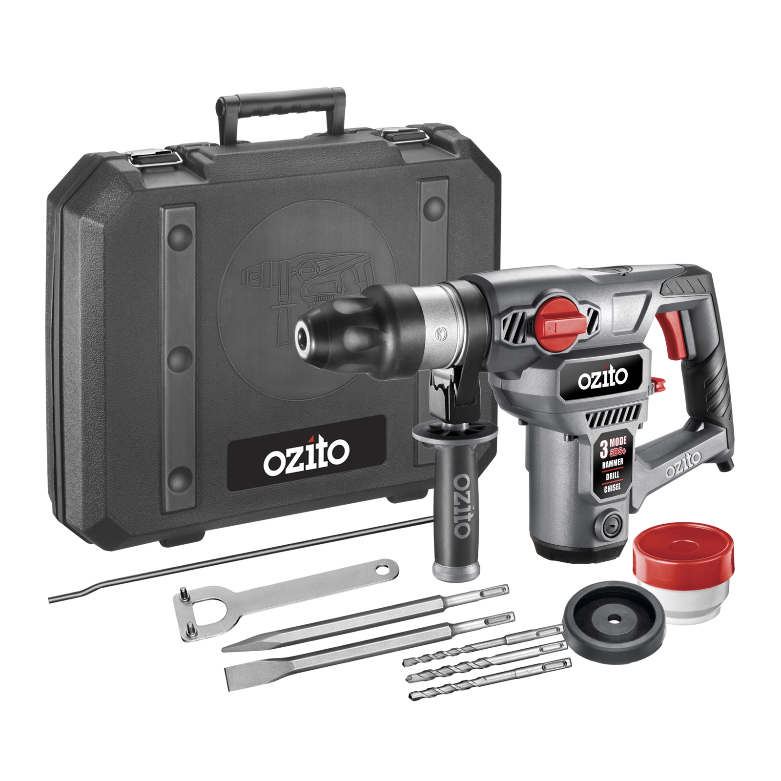 Ozito 900W Rotary Hammer Drill Kit lowerSpendings