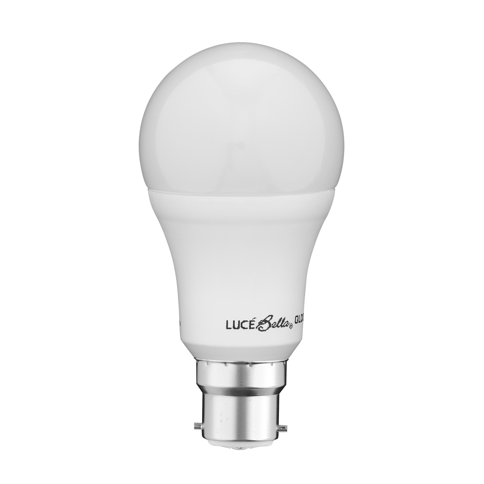 Luce Bella 7W Daylight LED BC Globe - 2 Pack