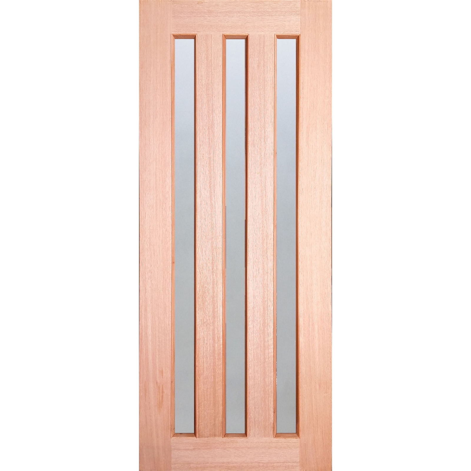 Woodcraft Doors 2040 x 820 x 40mm Entrance Door With Frosted Safety Glass