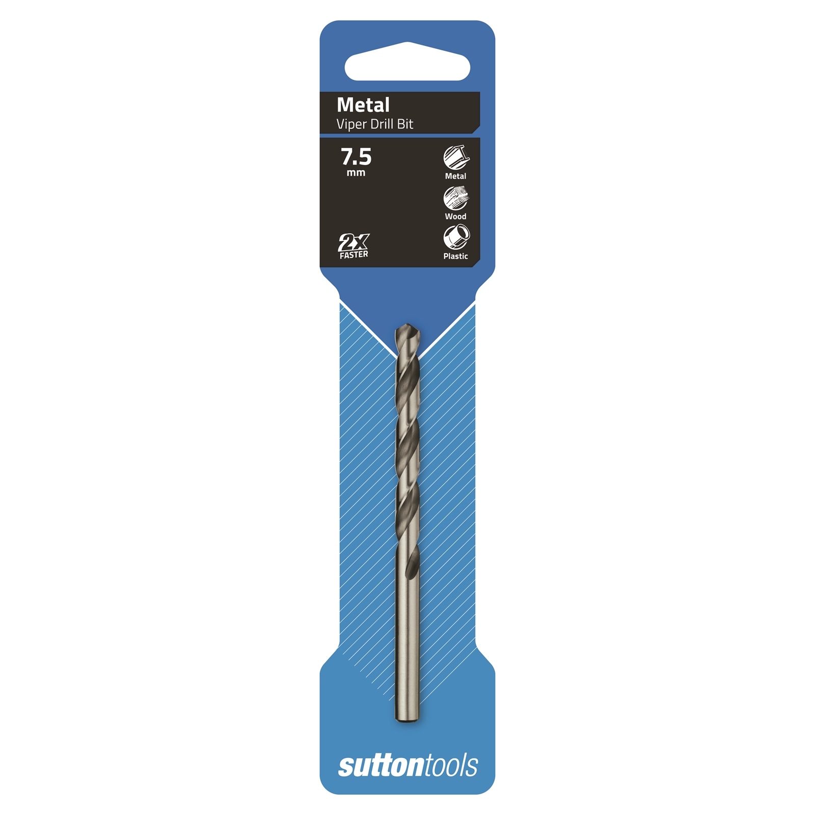 Sutton Tools 7.5mm HSS Viper Metric Drill Bit