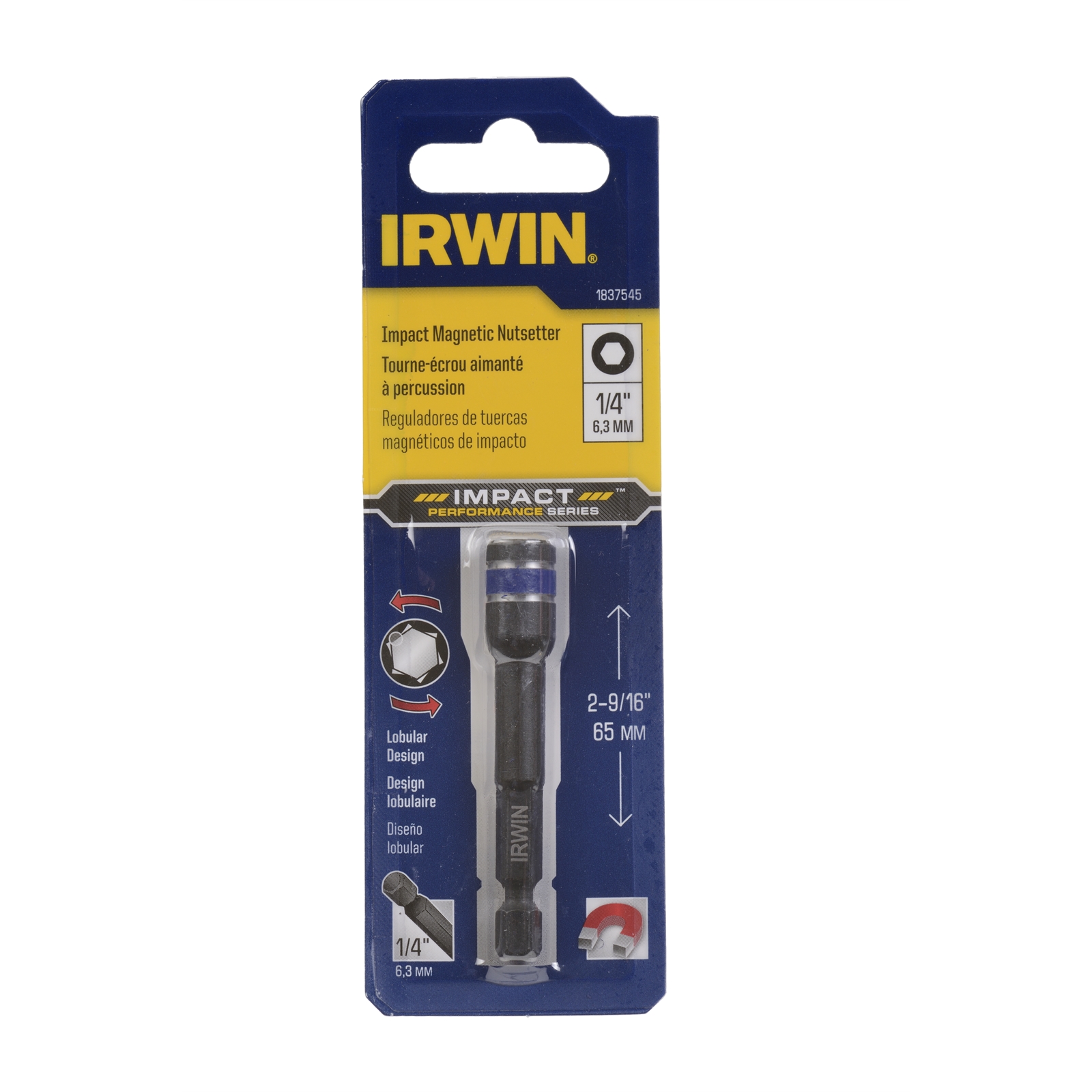 Irwin 65mm 1 / 4" Impact Screwdriver Bit